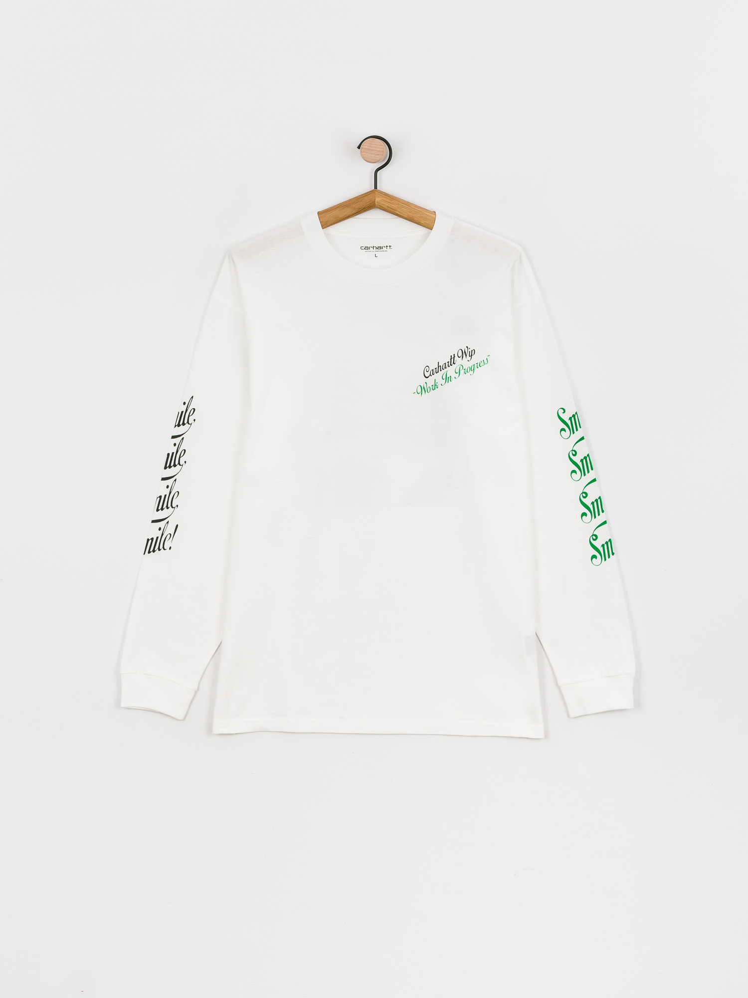 Carhartt WIP Smile Hosszú ujjú felső (white)