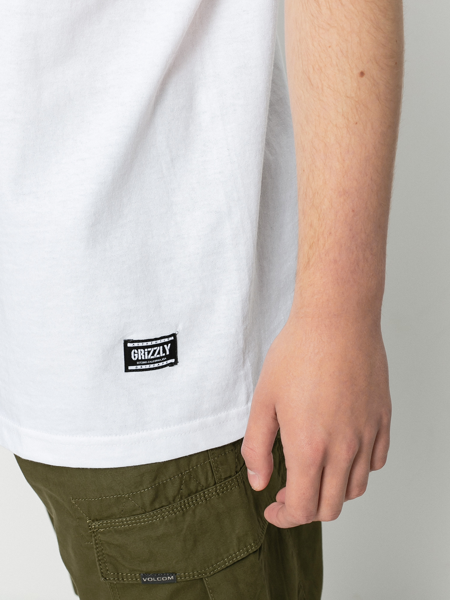 Grizzly Griptape Universidad Ujjatlan felső (white)