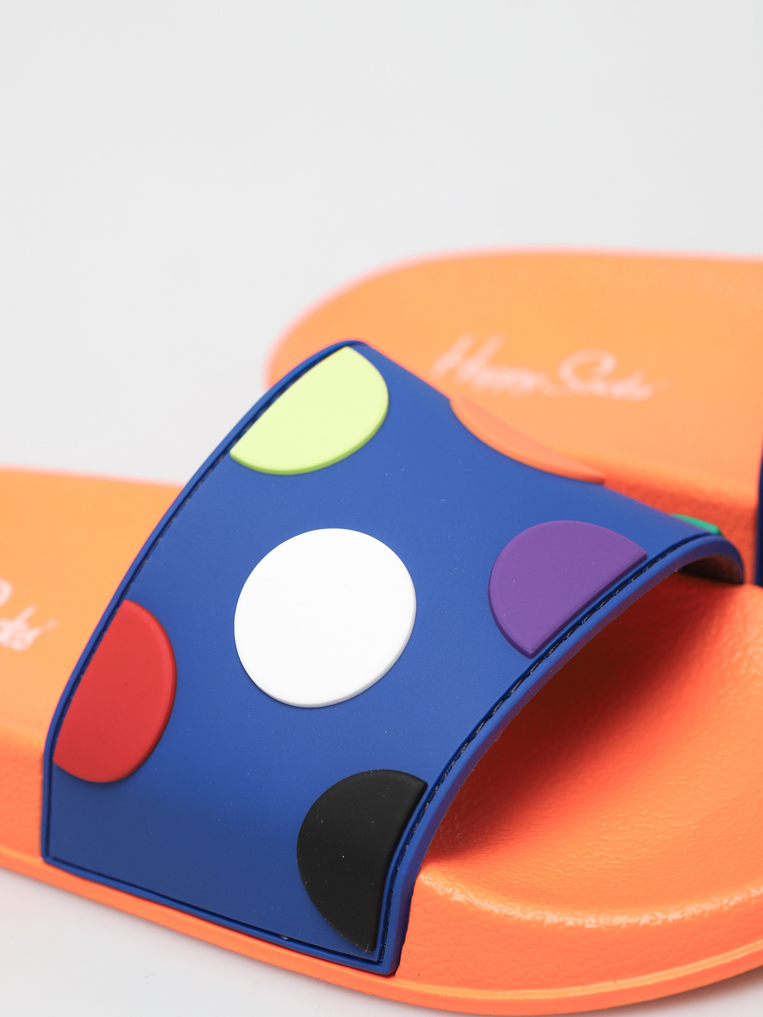 Happy Socks Big Dot Flip-flop papucsok (orange)