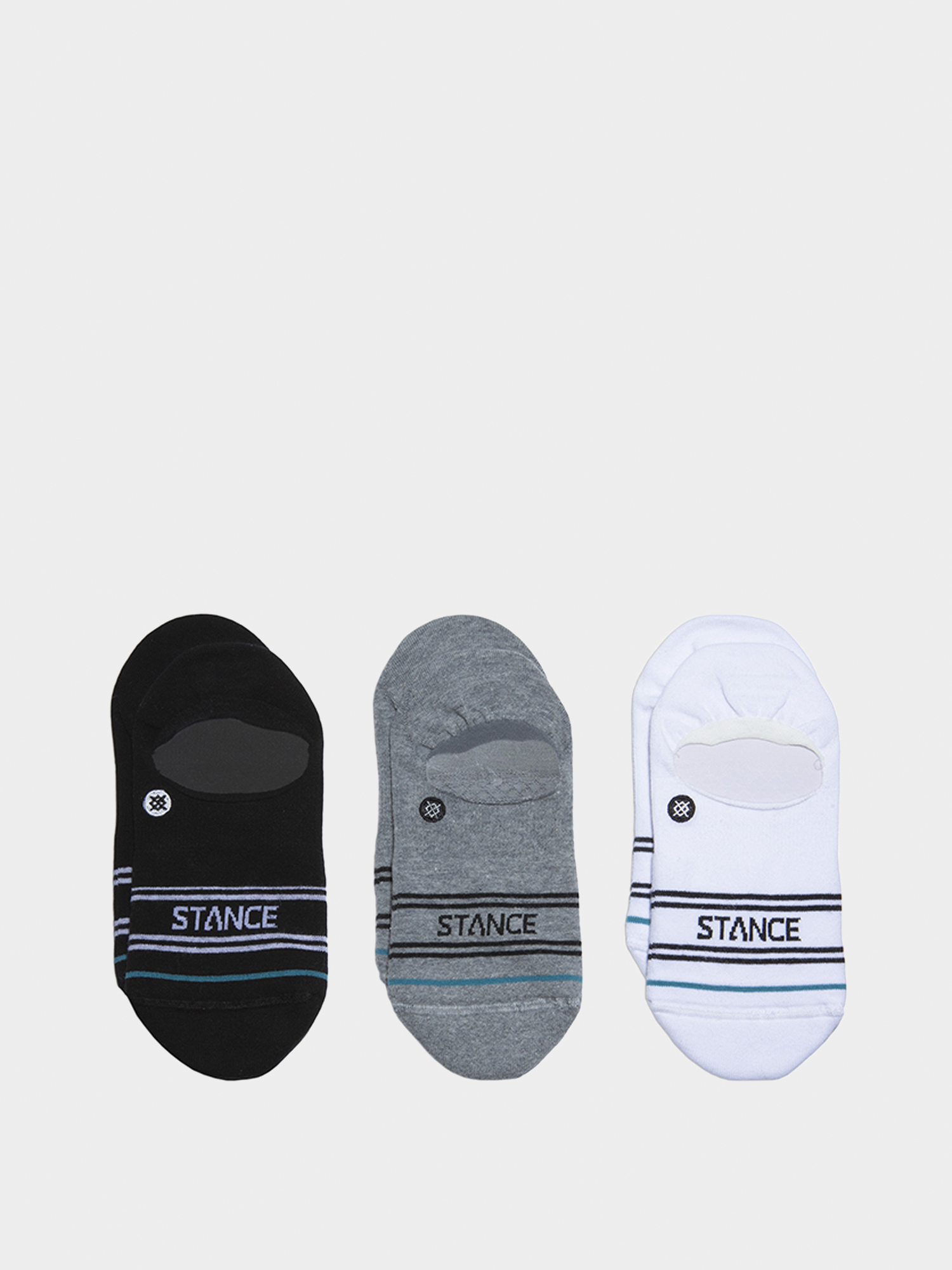 Stance Basic 3 Pack No Show Zokni (multi)