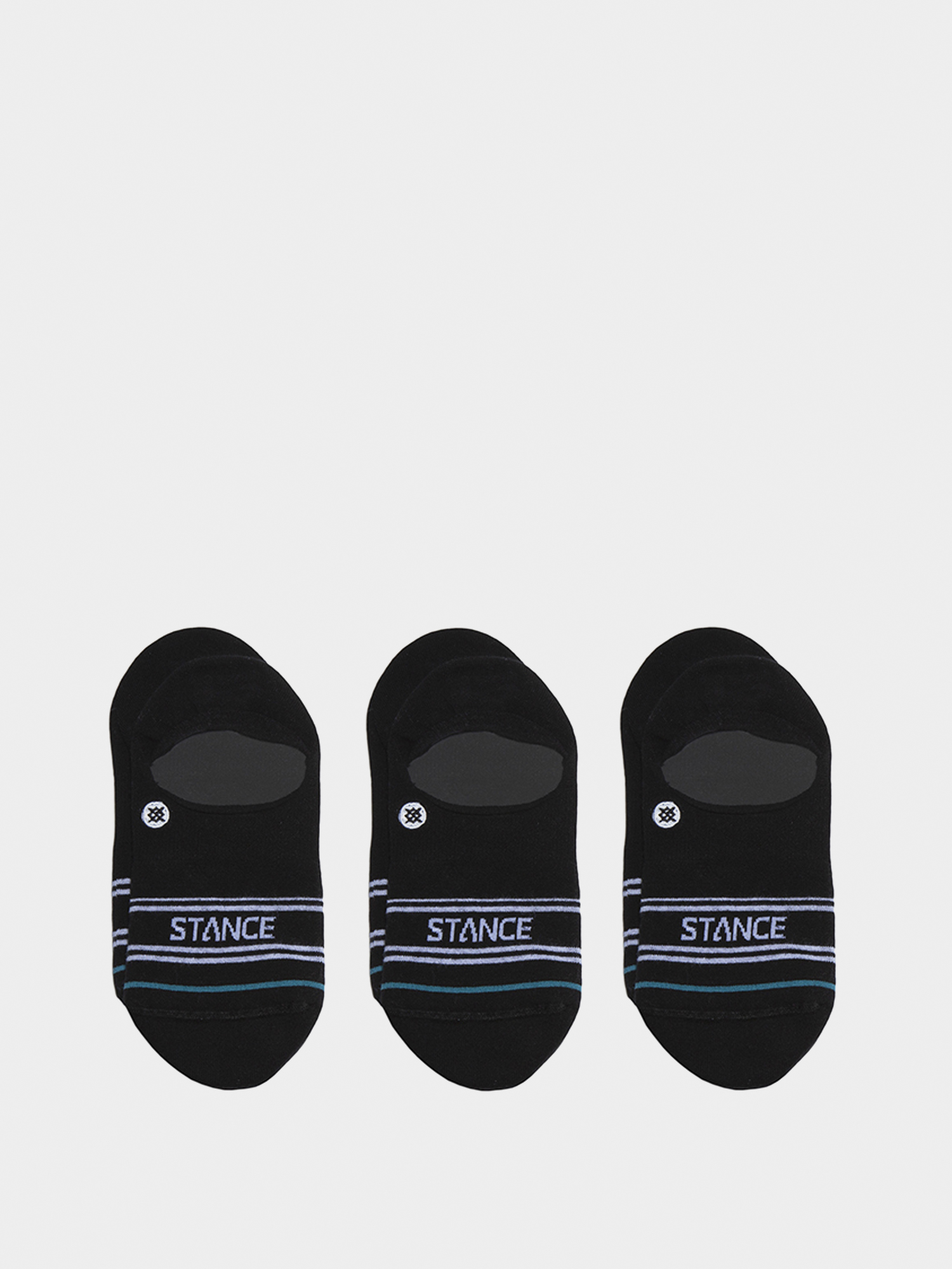 Stance Basic 3 Pack No Show Zokni (black)