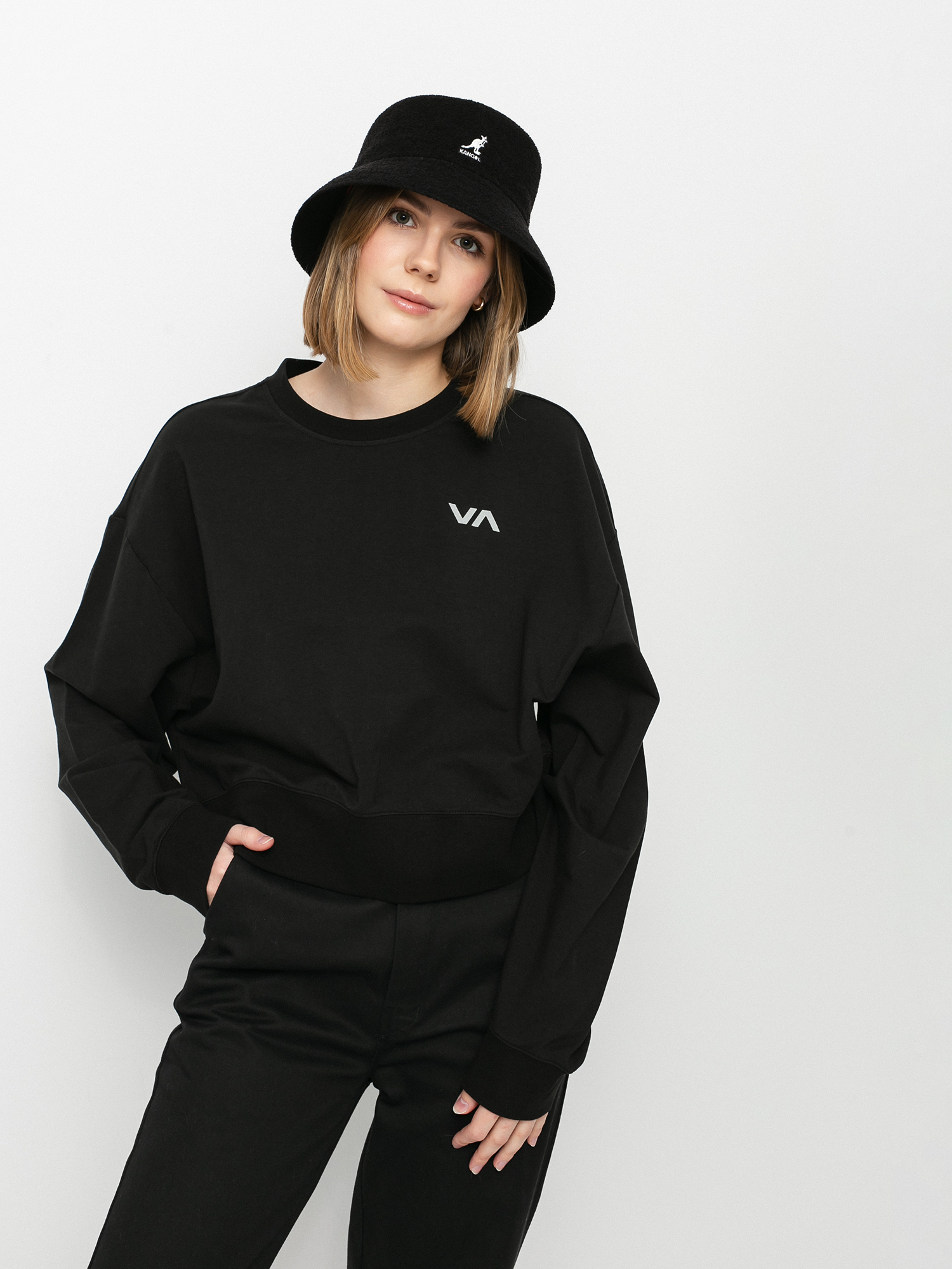 RVCA Fashion Crew Pulóver (black)