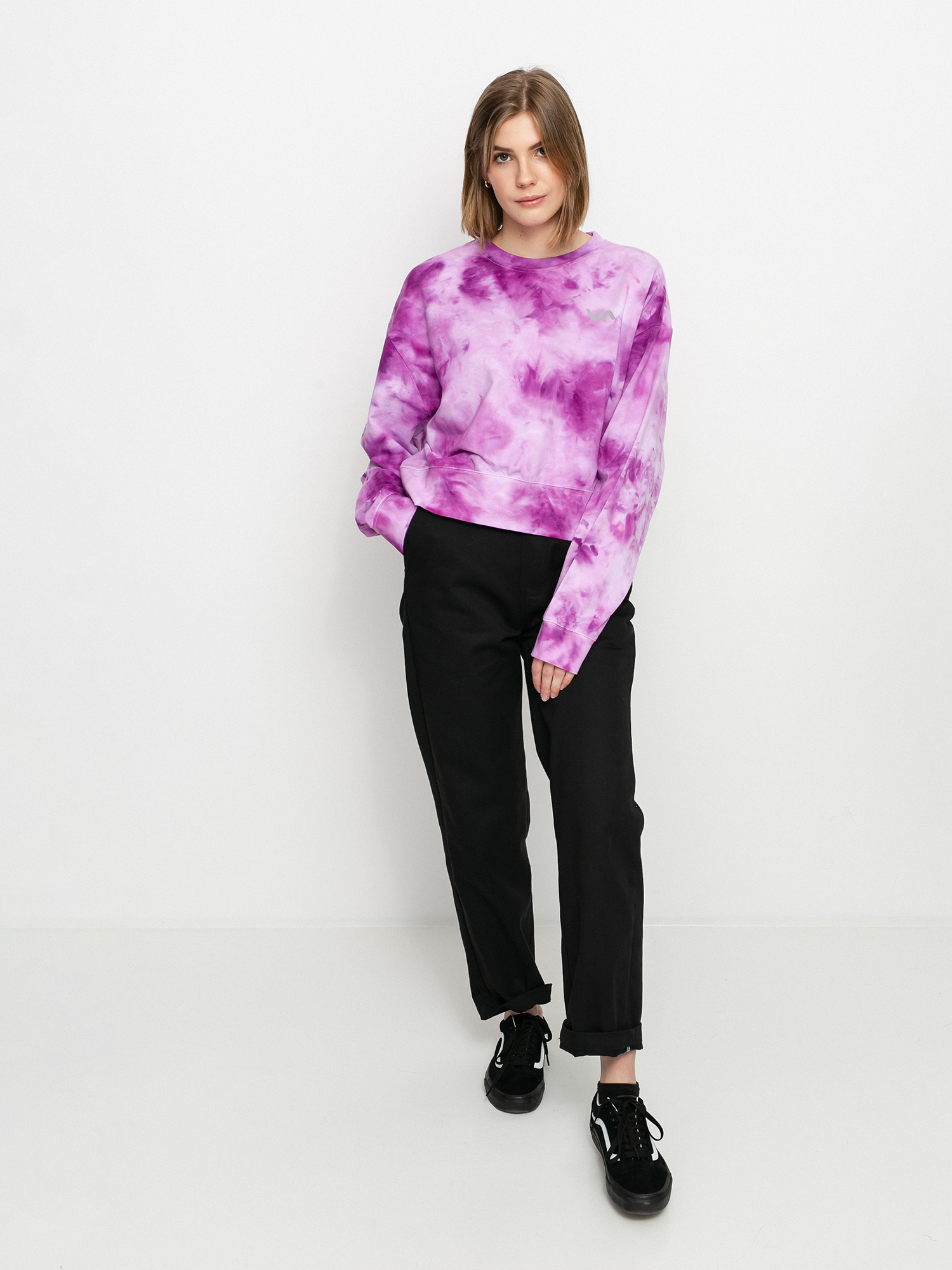 RVCA Fashion Crew Pulóver (clover)