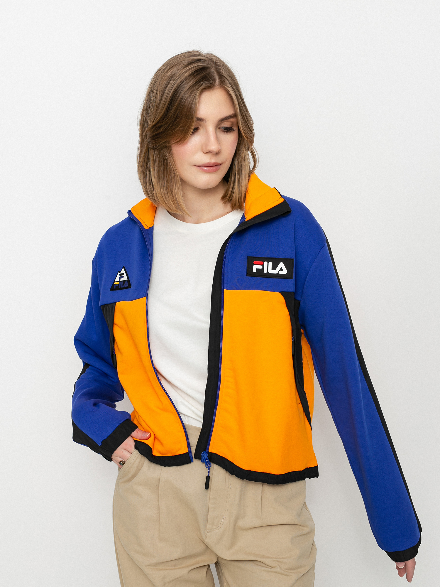 Fila Calant Wmn Dzseki (clematis blue/flame orange/black)