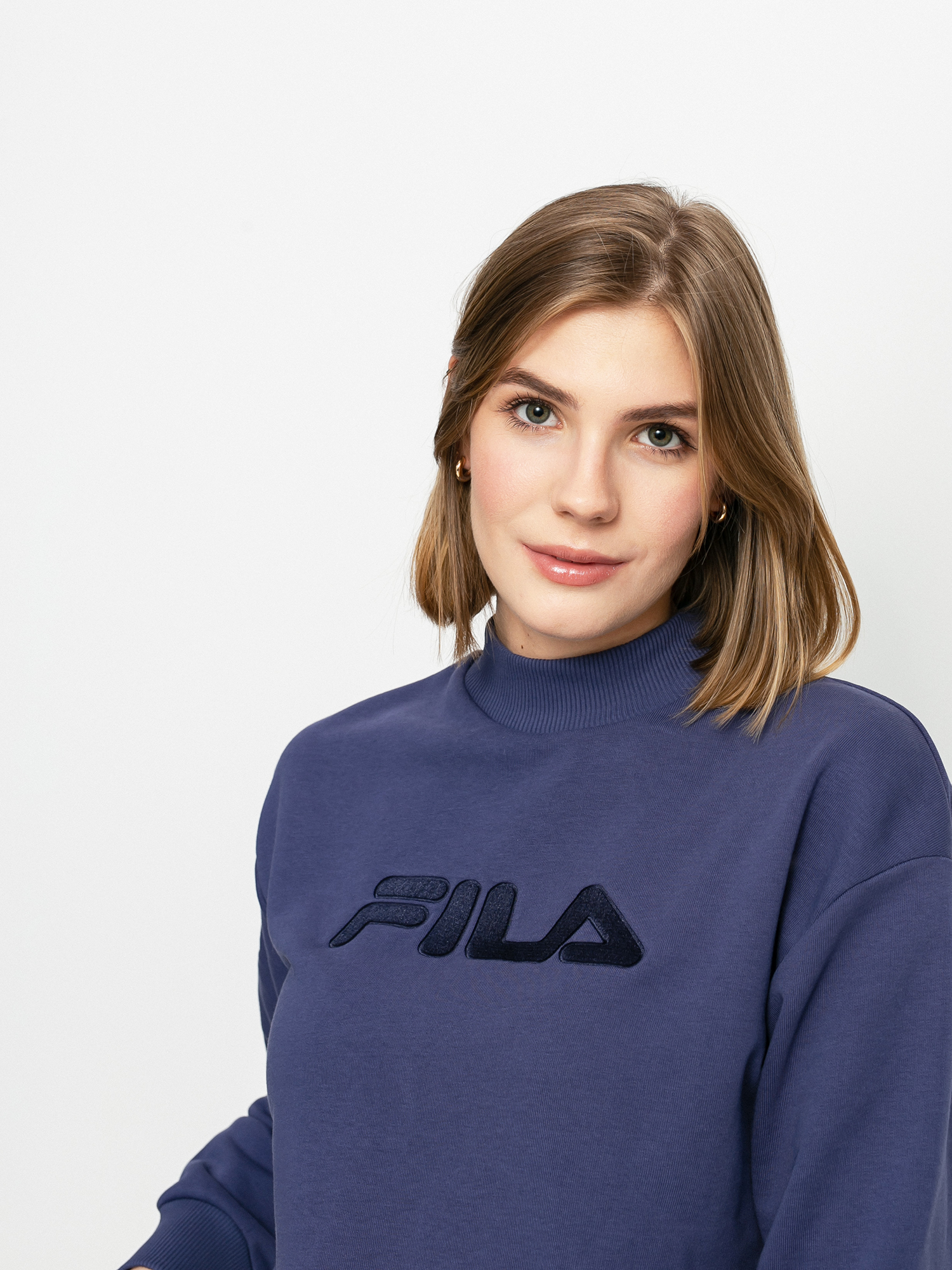 Fila Fauna Wide Cropped Wmn Pulóver (crown blue)