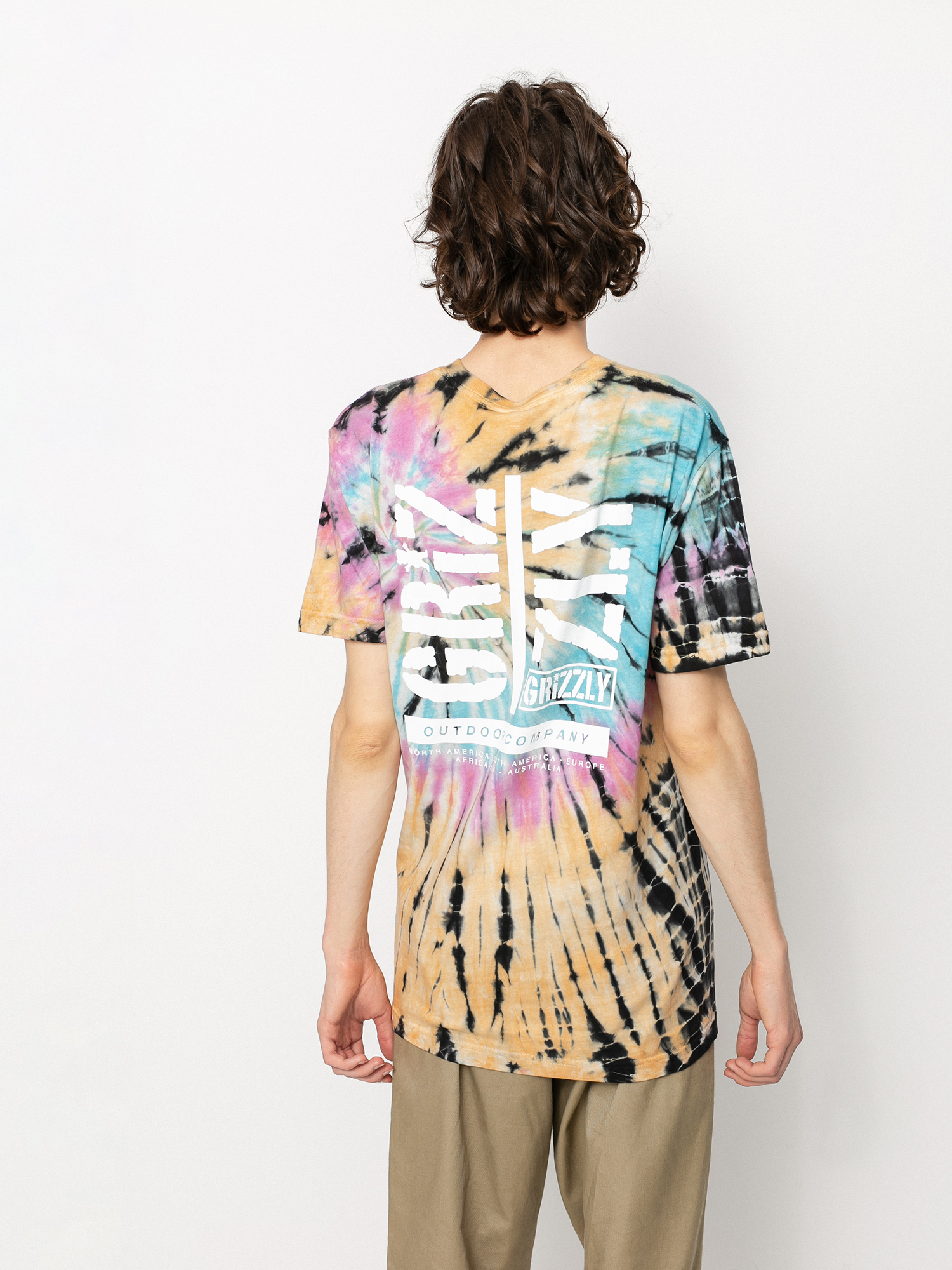 Grizzly Griptape Family Ties Ujjatlan felső (tie dye)