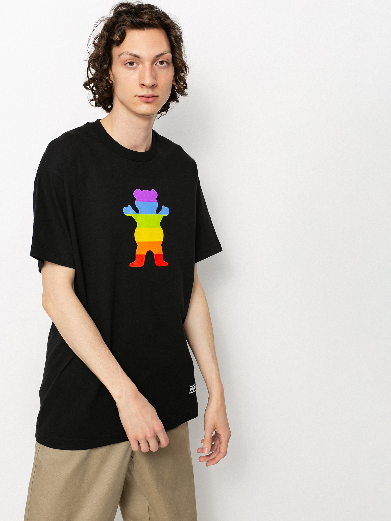 Grizzly Griptape Pride Bear Ujjatlan felső (black)