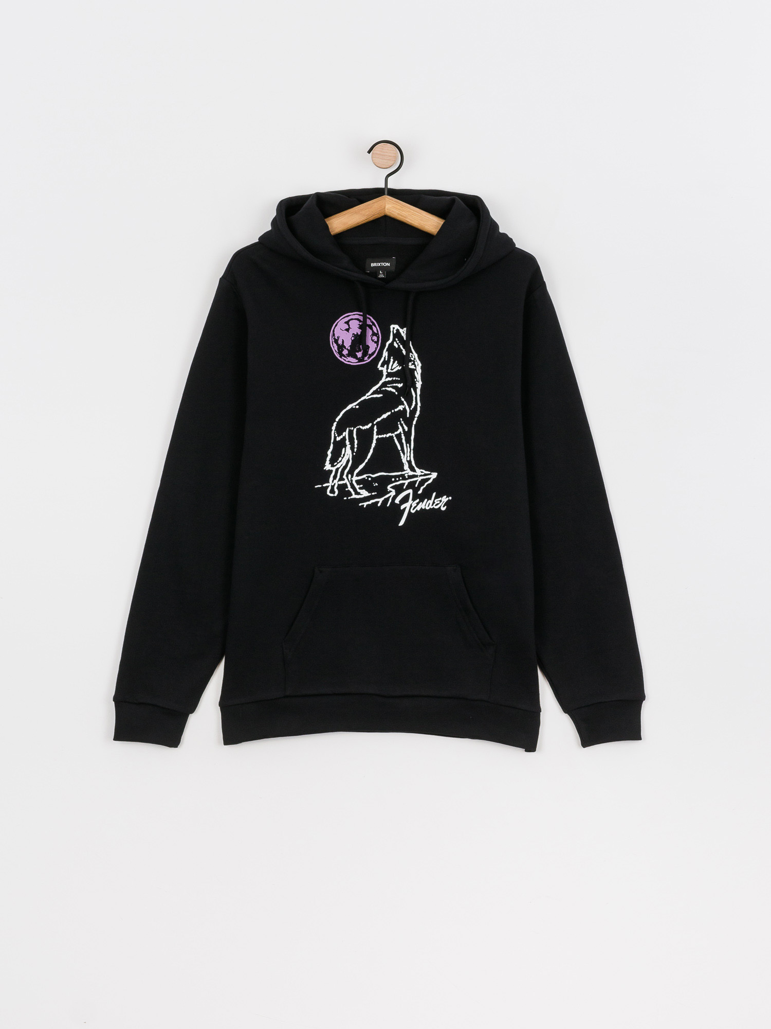 Brixton Fender Howlin HD Kapucnis pulóver (black)