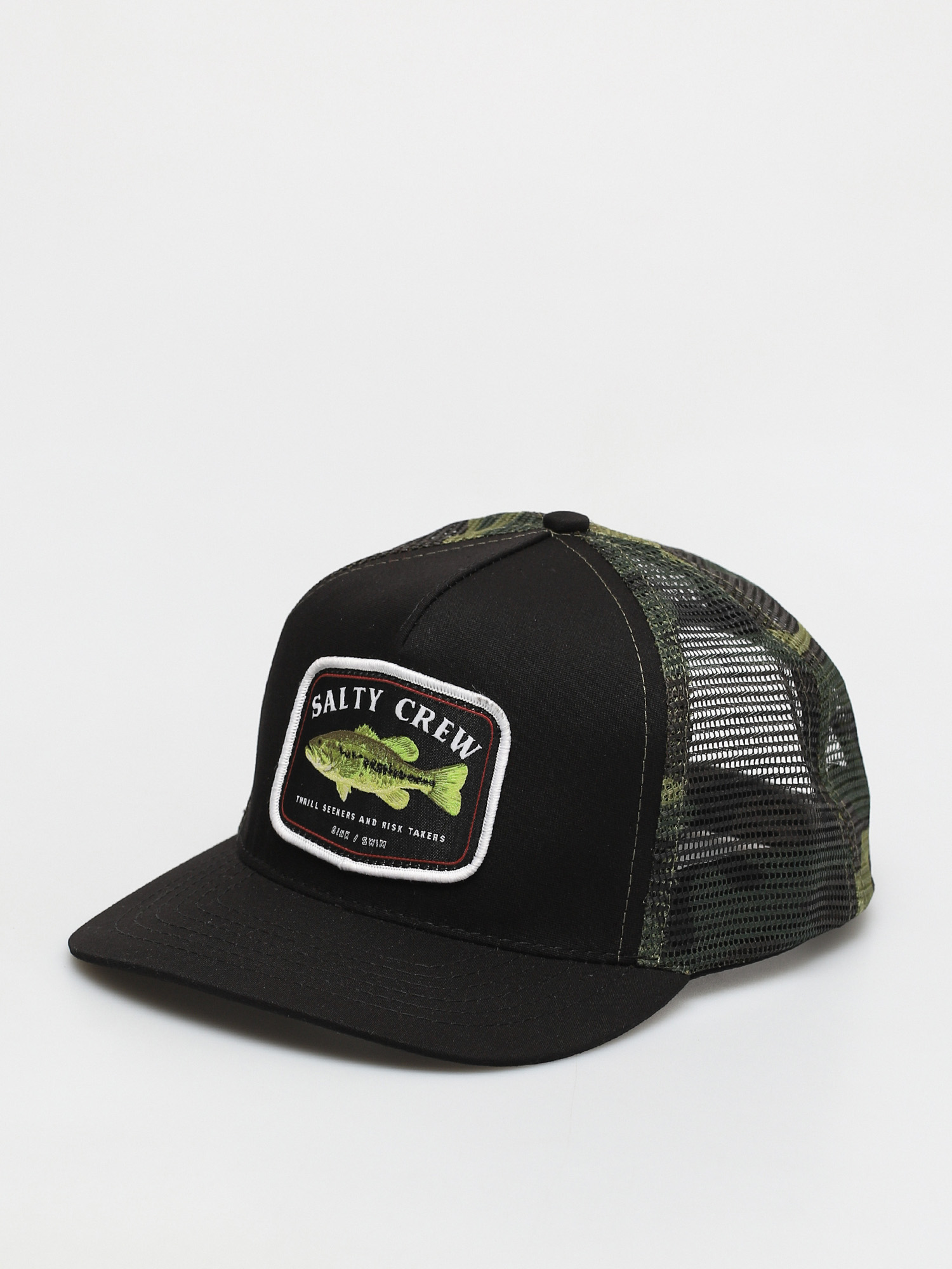 Salty Crew Bigmouth Trucker Baseball sapka (black/camo)