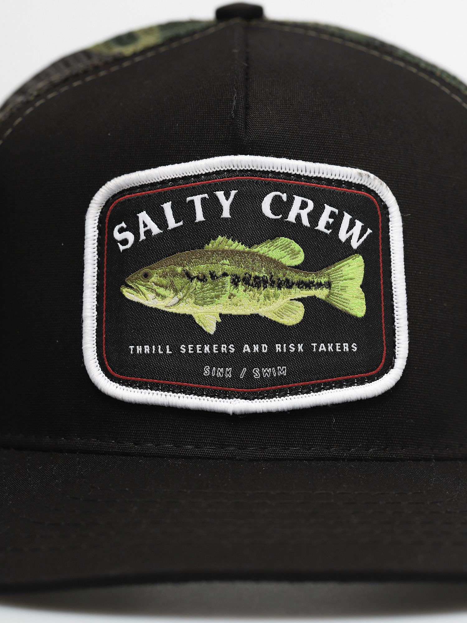 Salty Crew Bigmouth Trucker Baseball sapka (black/camo)
