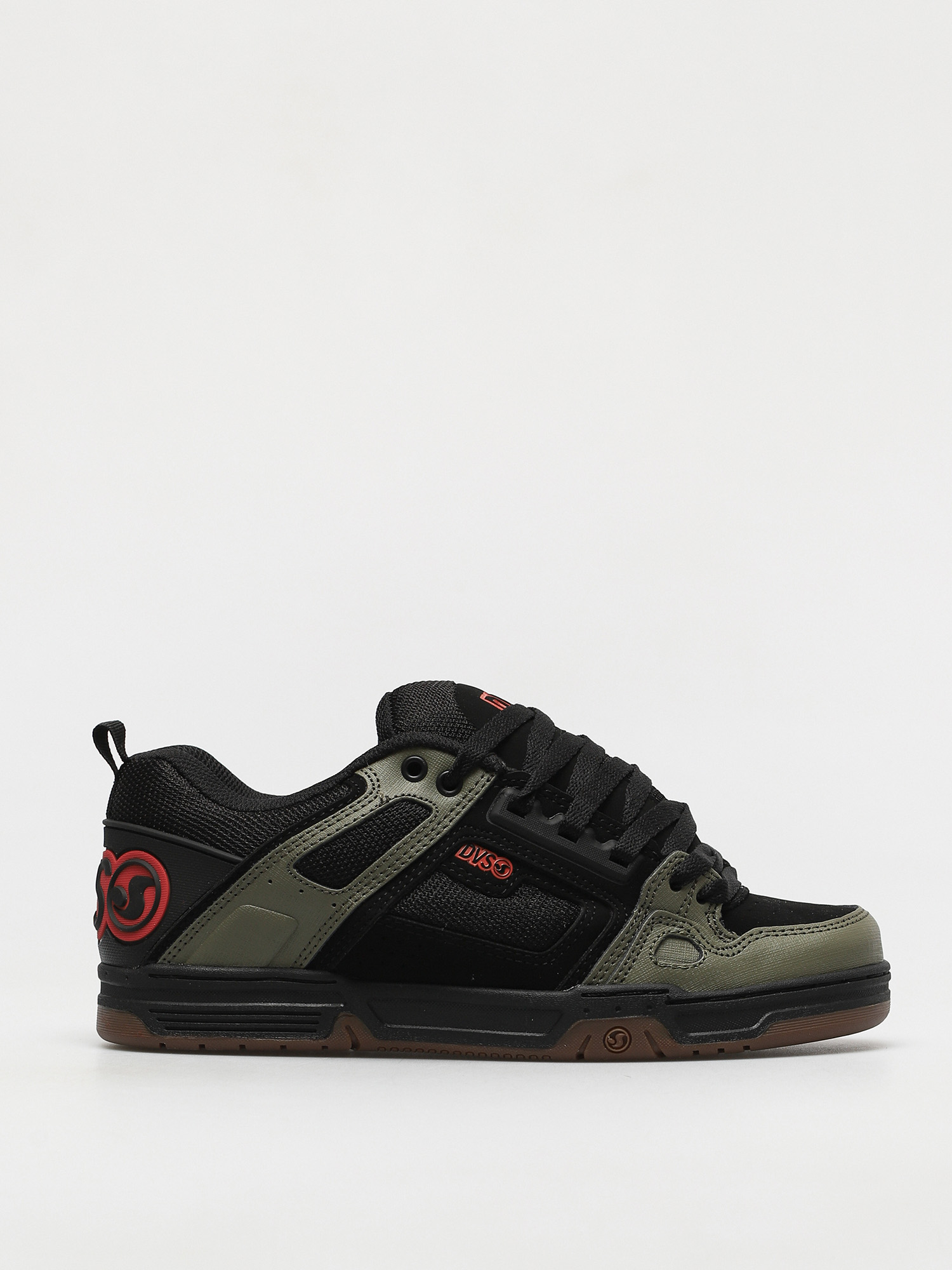 DVS Comanche Cipők (black olive orange nubuck)