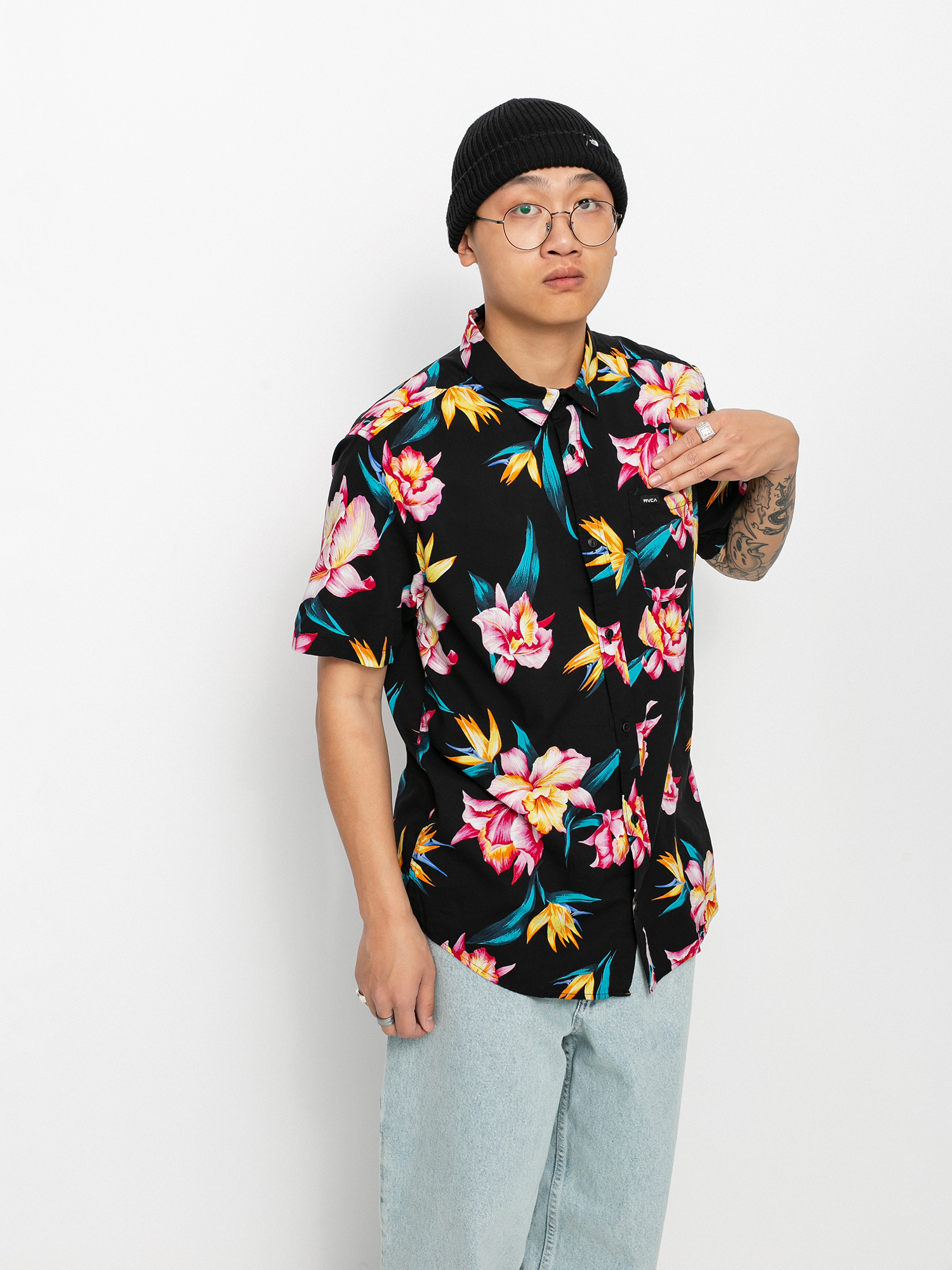 RVCA Akora Floral Ing (black)