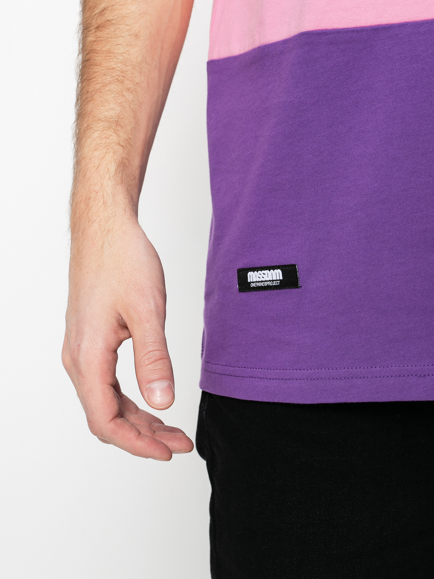 MassDnm Zone Ujjatlan felső (white/lt pink/purple)