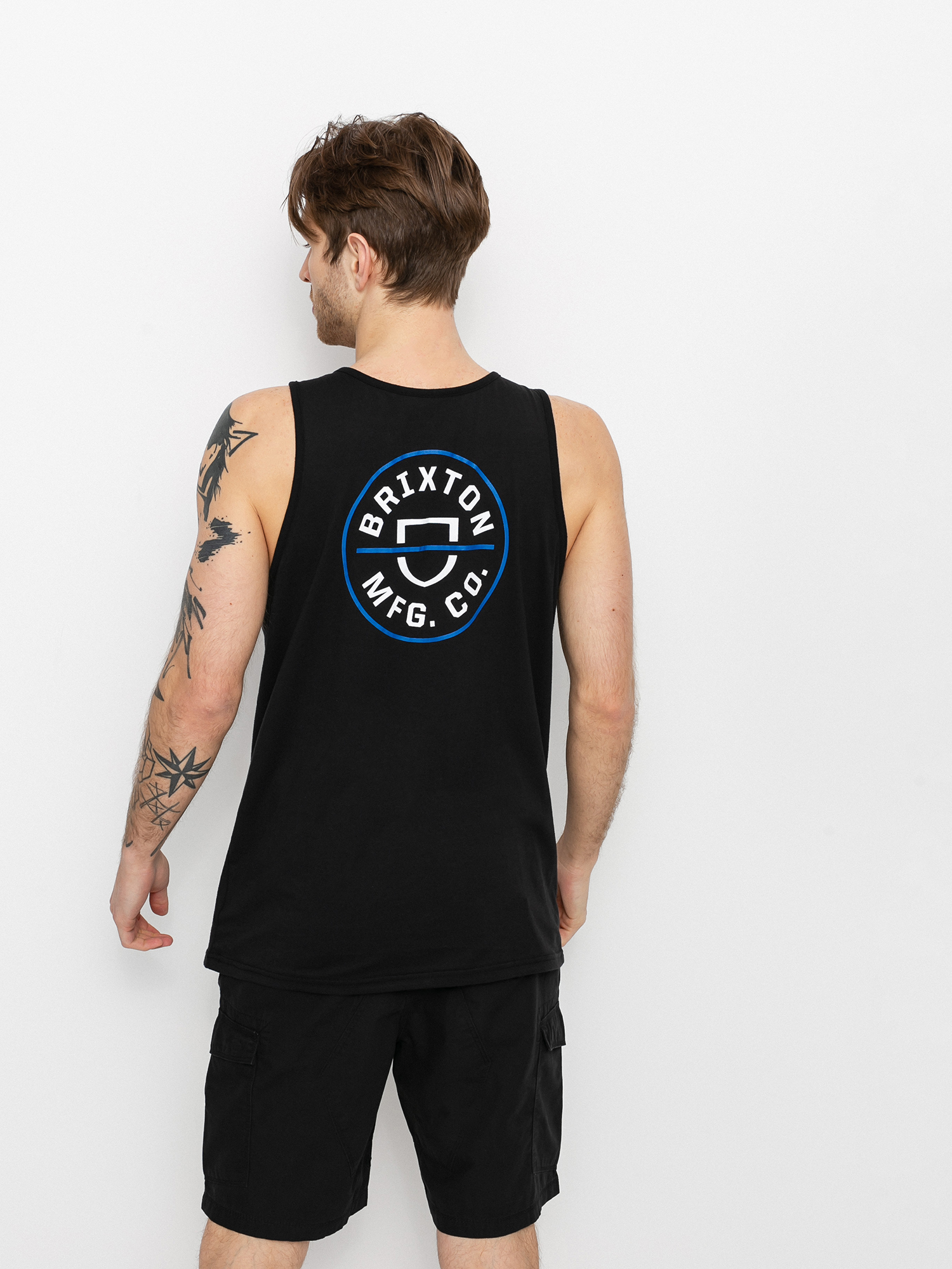 Brixton Crest Ujjatlan felső (black/royal)
