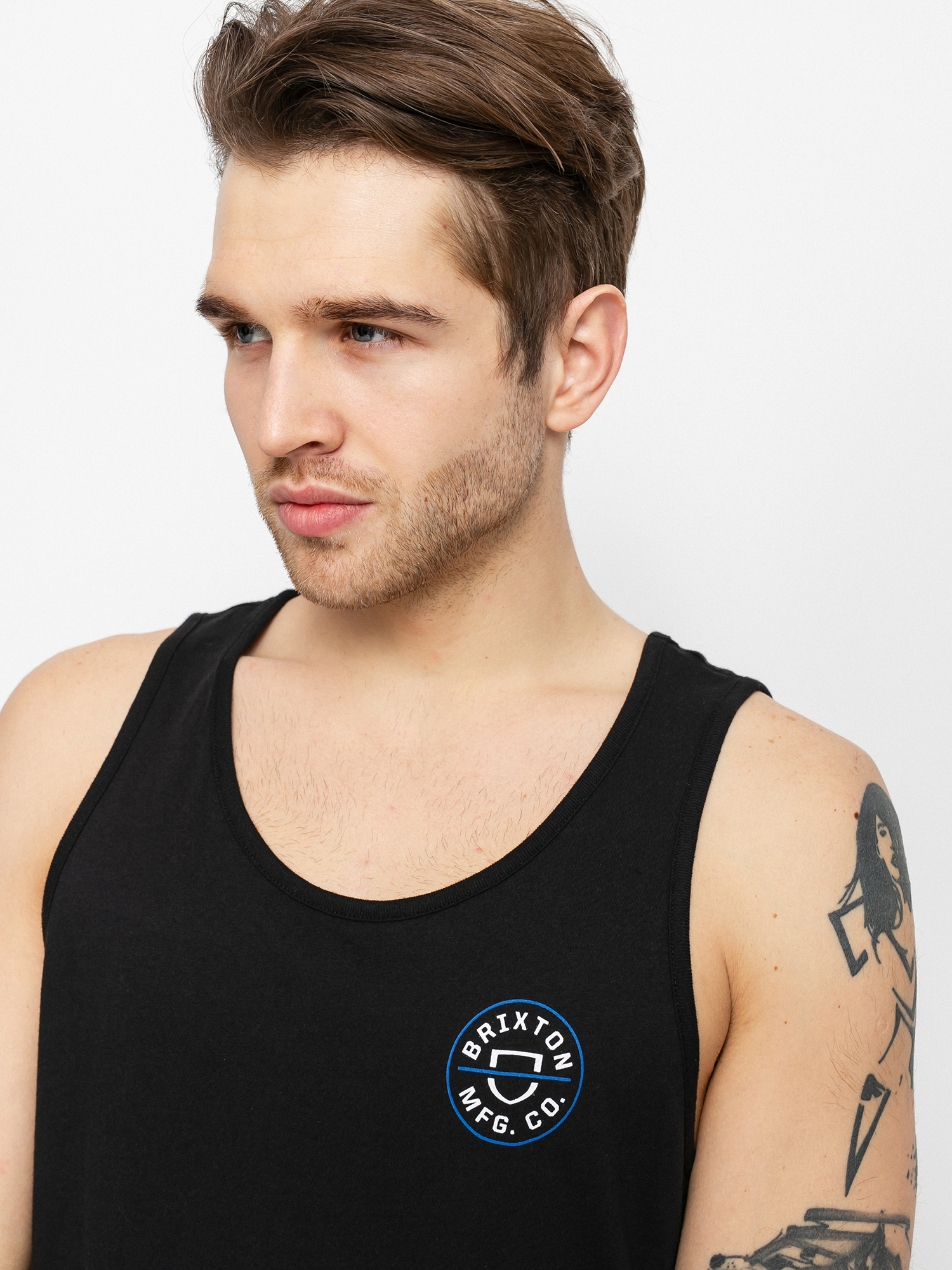 Brixton Crest Ujjatlan felső (black/royal)