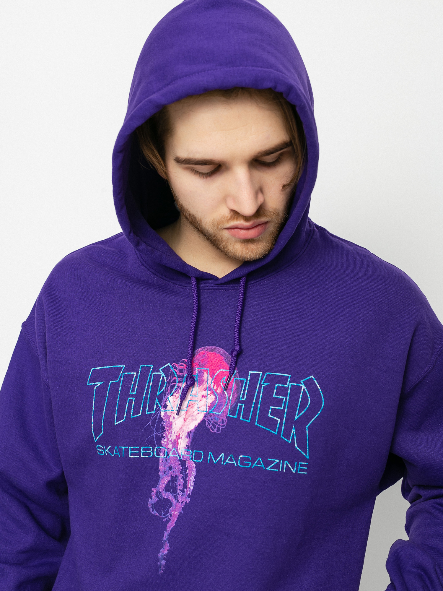 Thrasher Atlantic Drift HD Kapucnis pulóver (purple)