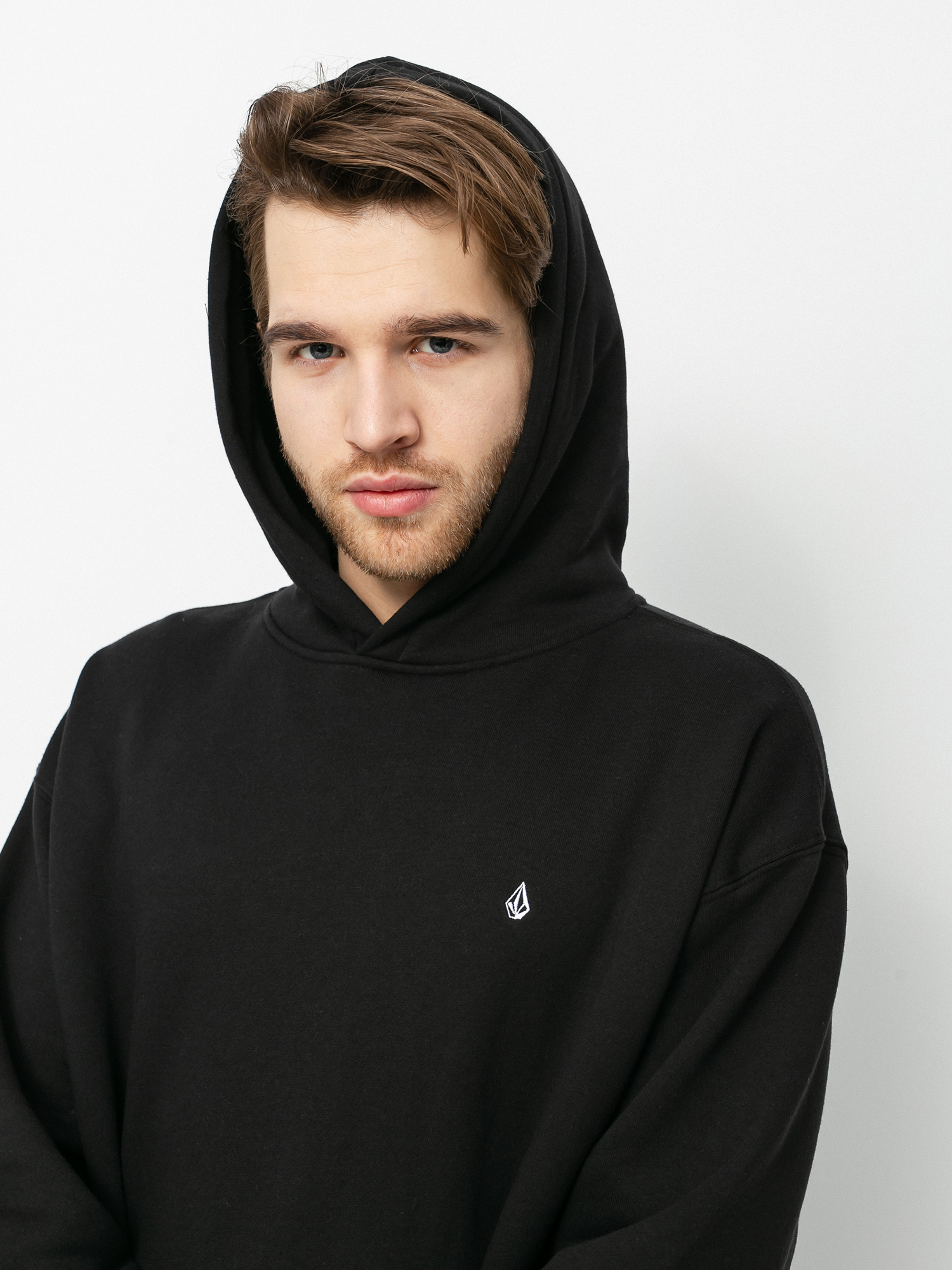 Volcom Erith HD Kapucnis pulóver (black)