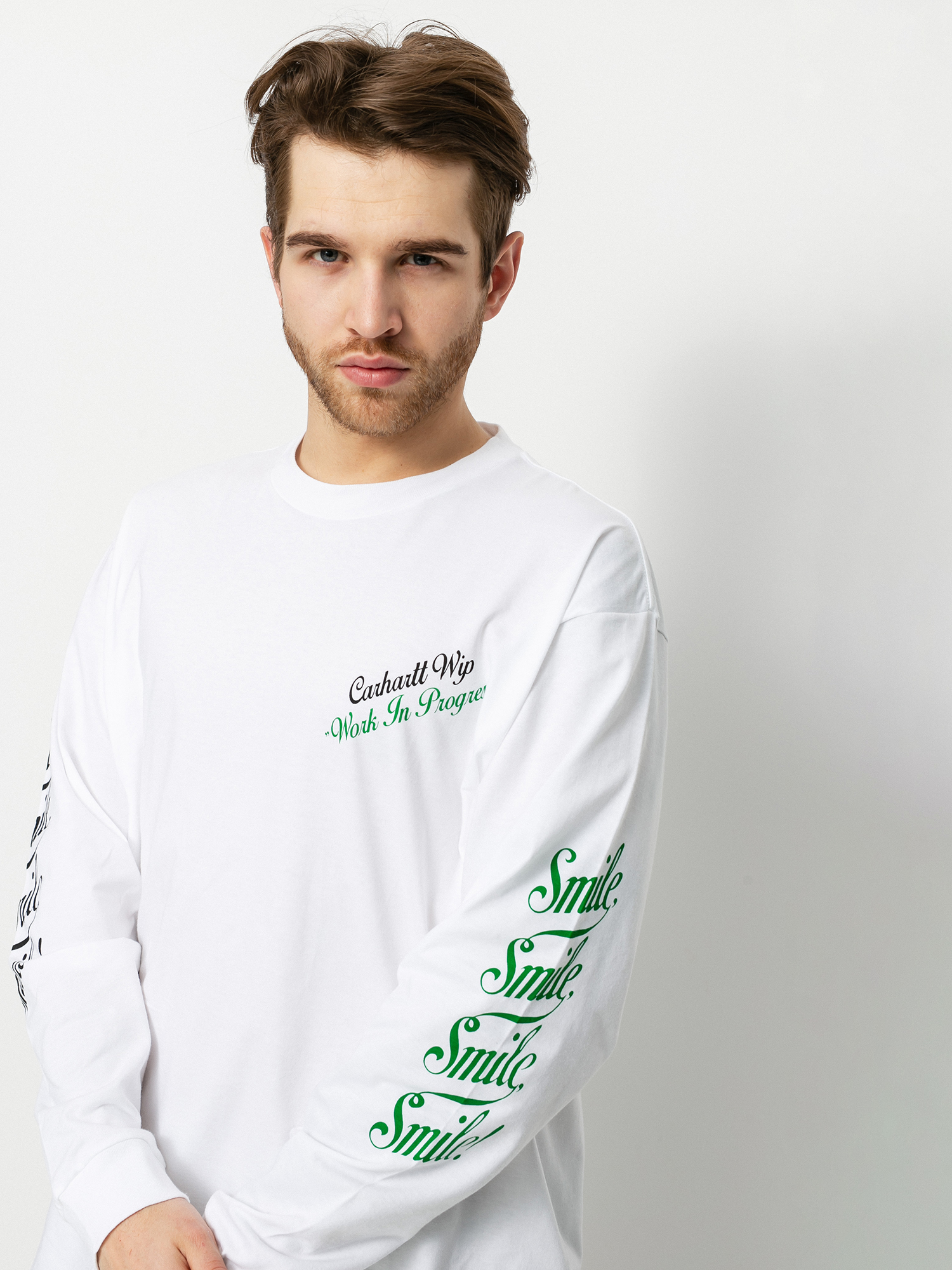 Carhartt WIP Smile Hosszú ujjú felső (white)