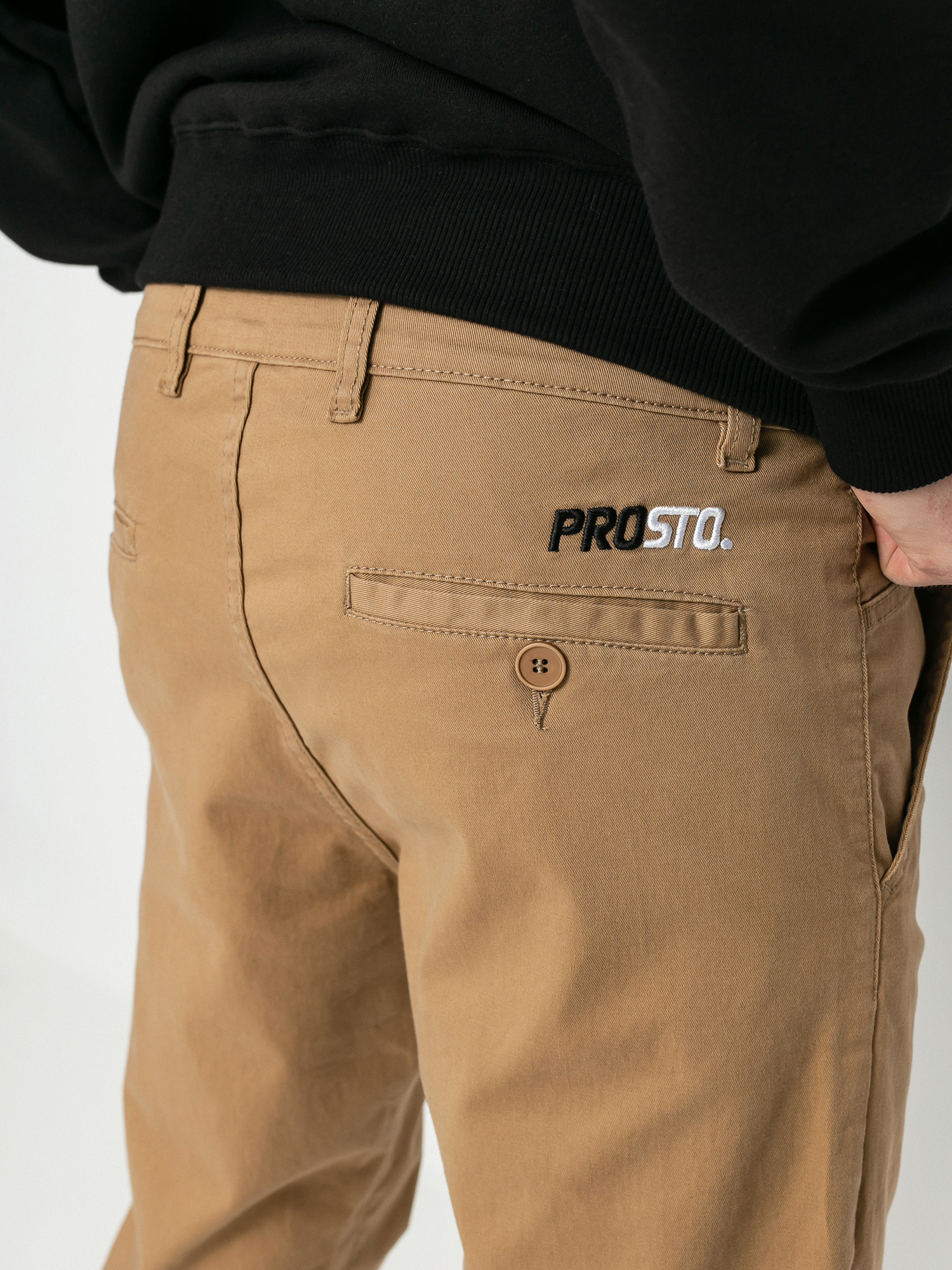 Prosto Chino Jogger Kisnadrág (carmel)