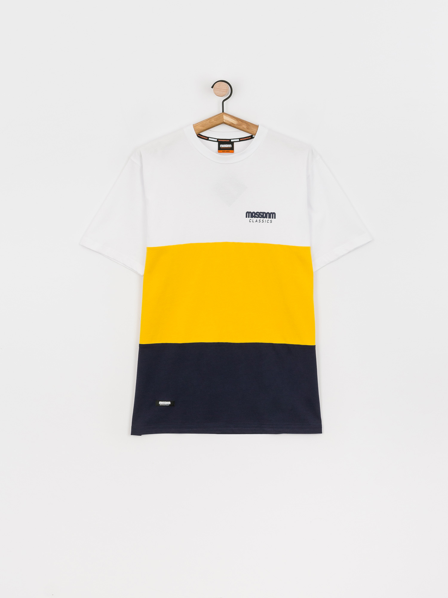MassDnm Zone Ujjatlan felső (white/gold/navy)
