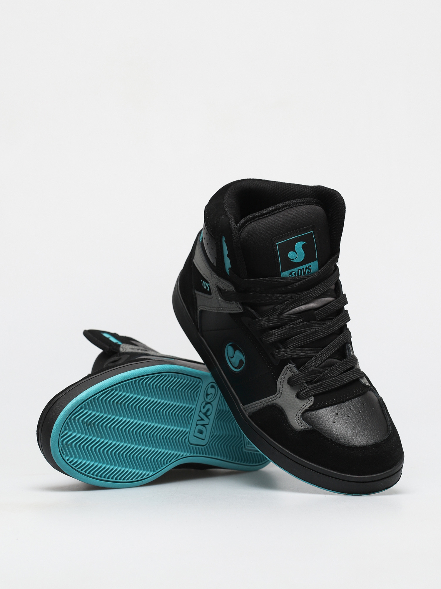DVS Honcho Cipők (black charcoal turquois suede)