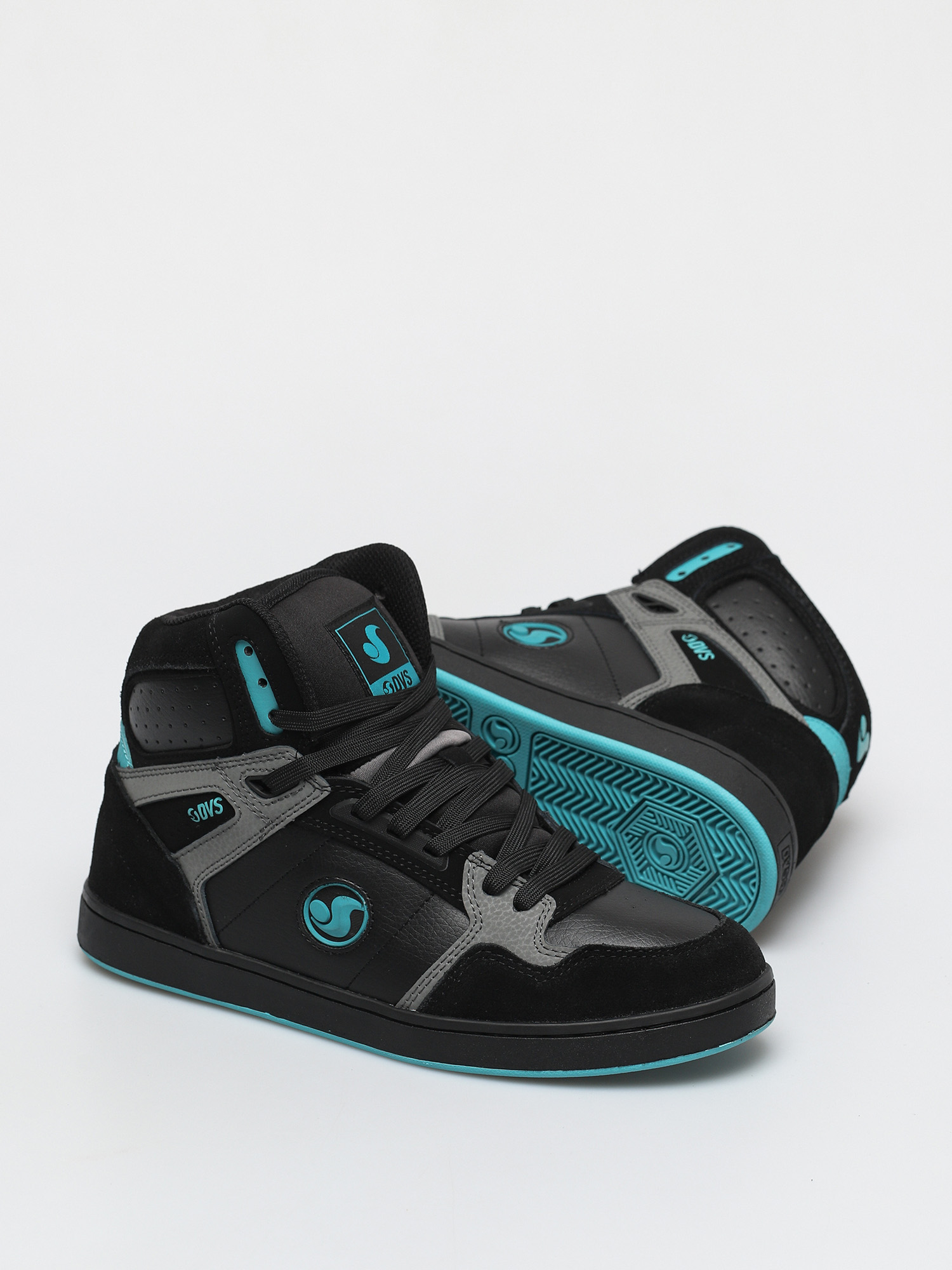 DVS Honcho Cipők (black charcoal turquois suede)