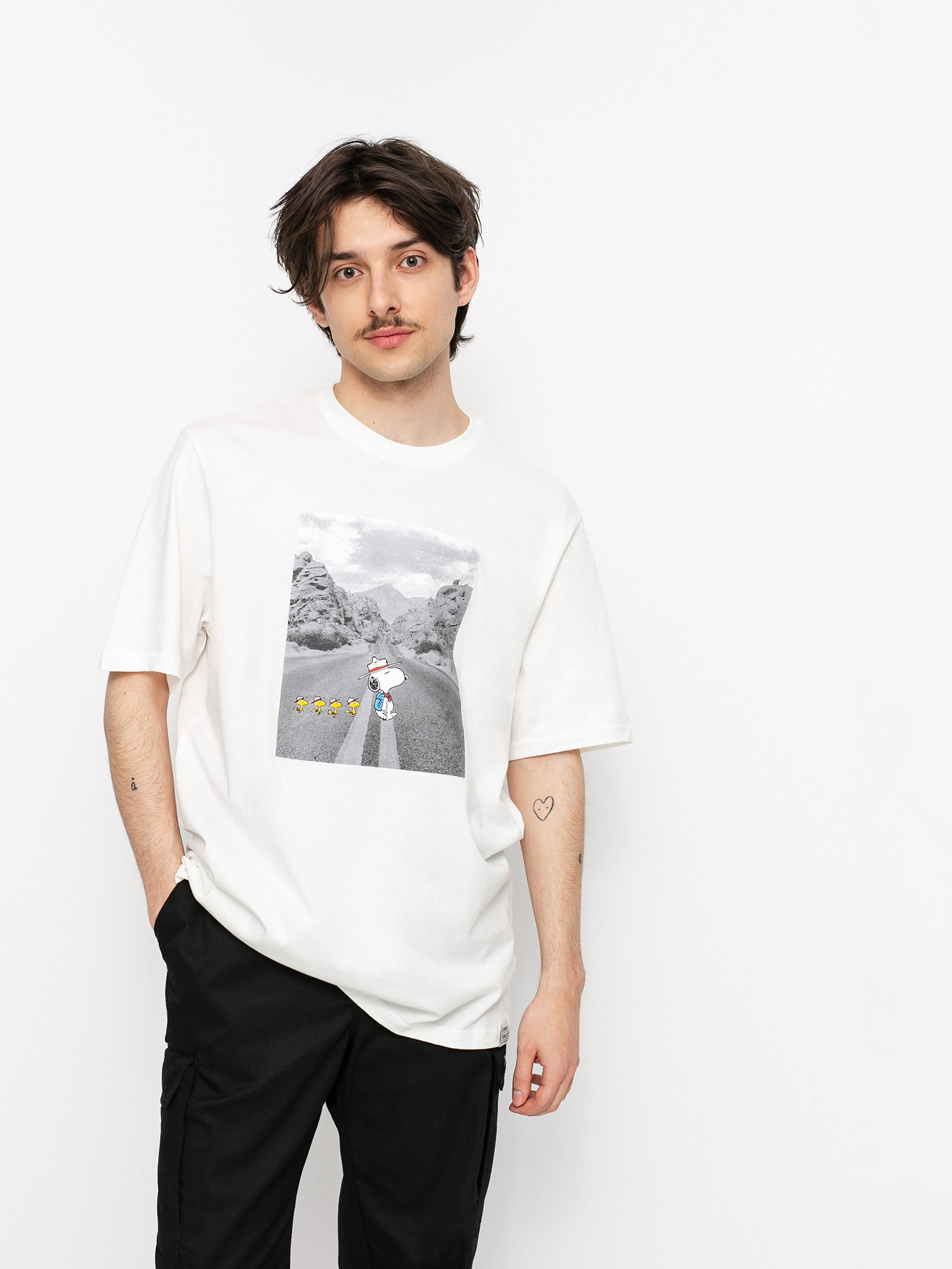 Element Peanuts Adventure Ujjatlan felső (off white)