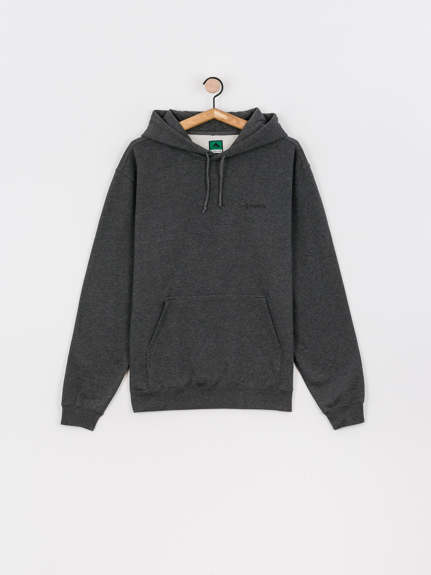 Emerica Pure Triangle HD Kapucnis pulóver (charcoal/heather)