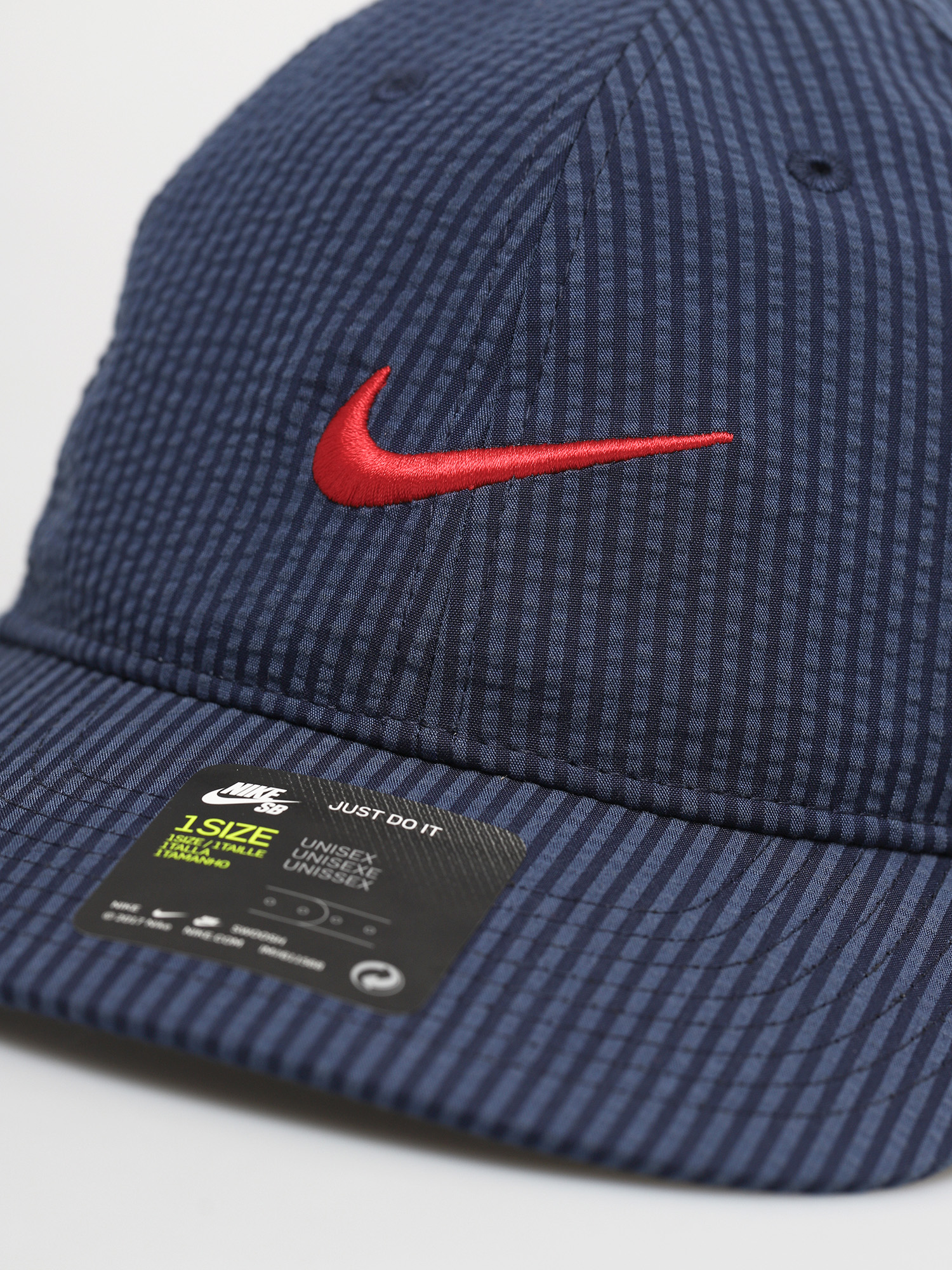 Nike SB H86 Flatbill Seersucker Baseball sapka (midnight navy/university red)