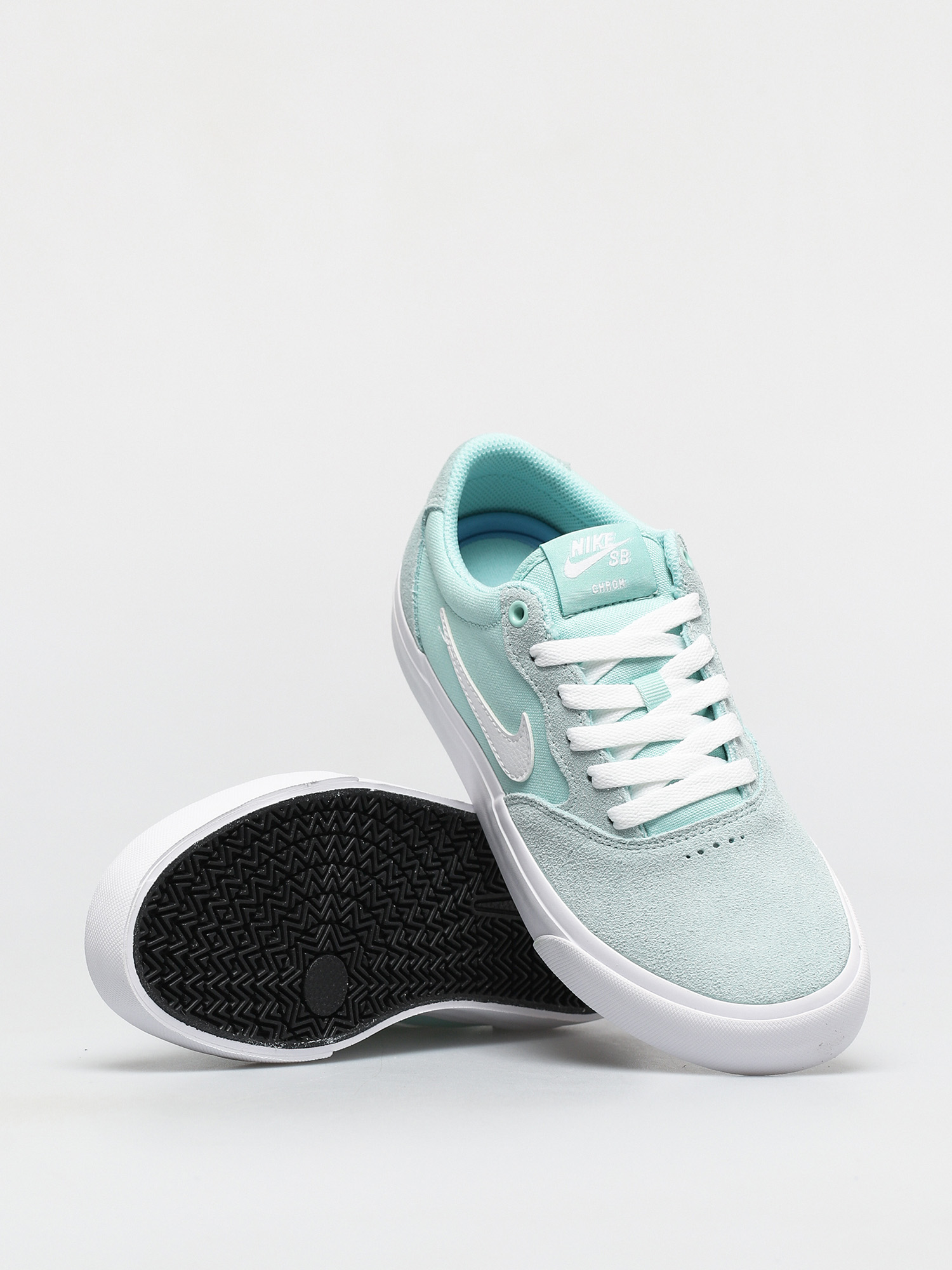 Nike SB Chron Solarsoft Cipők (light dew/white light dew white)