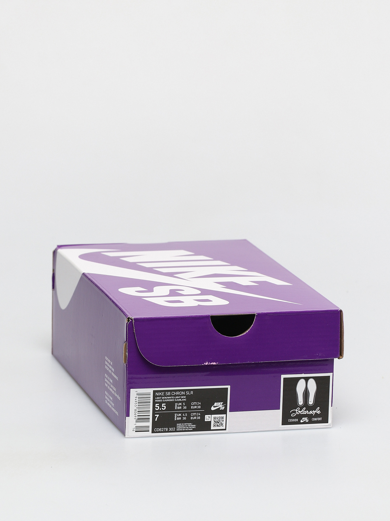 Nike SB Chron Solarsoft Cipők (light dew/white light dew white)