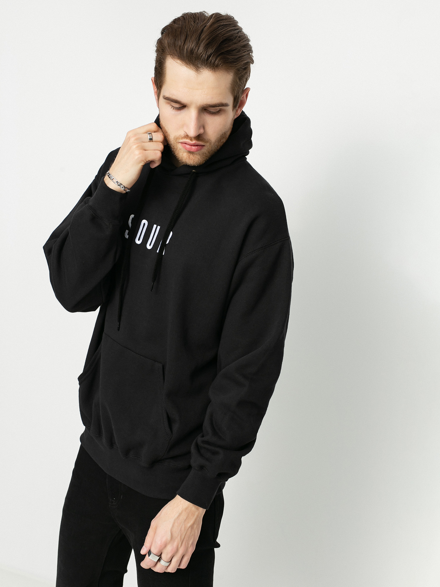 Sour Solution Army Staple HD Kapucnis pulóver (black)