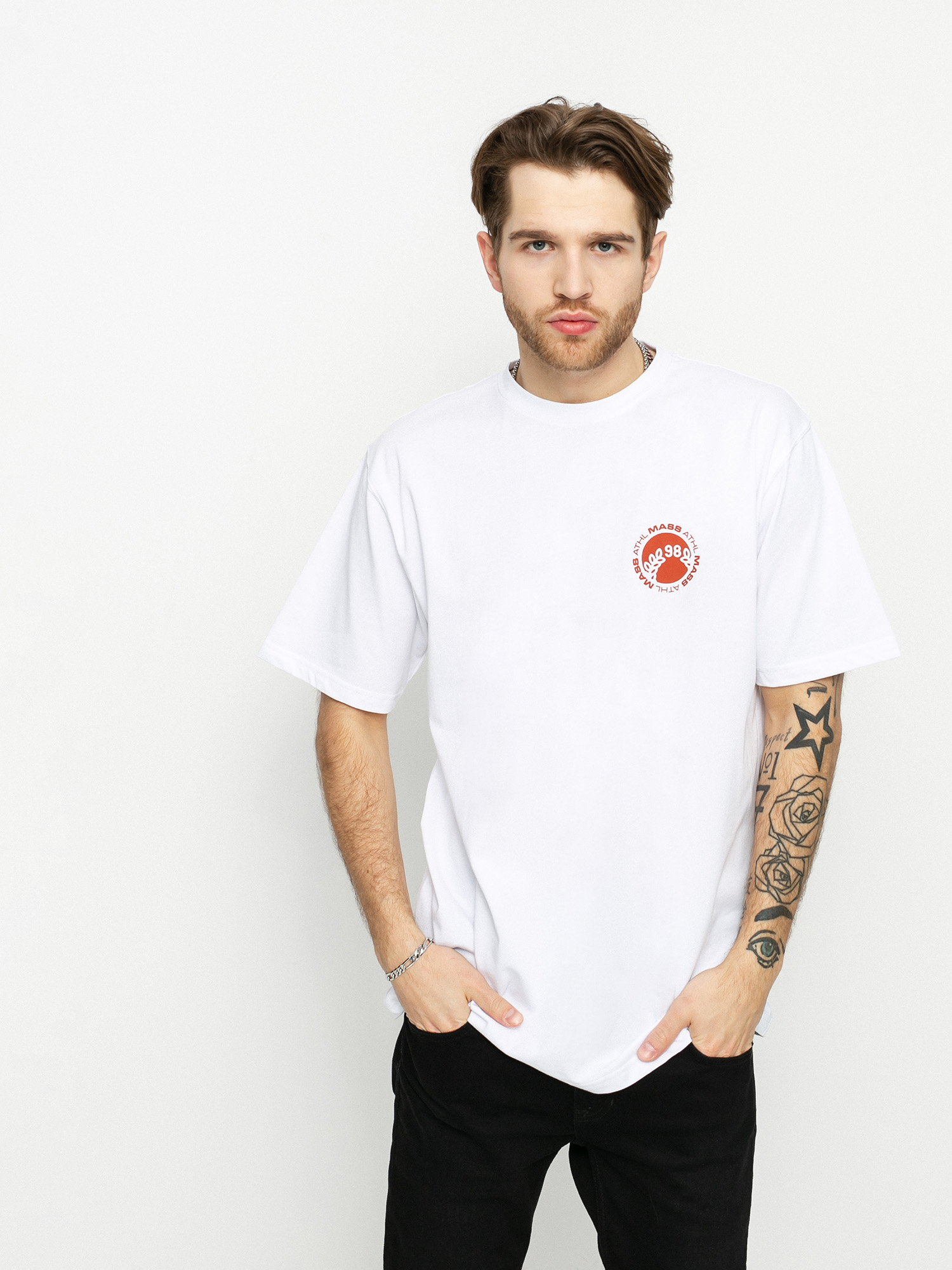 MassDnm Worldwide Ujjatlan felső (white)