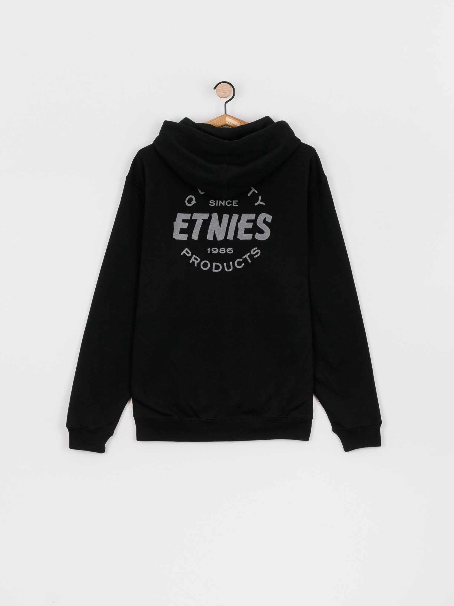 Etnies Quality Control HD Kapucnis pulóver (black/charcoal)