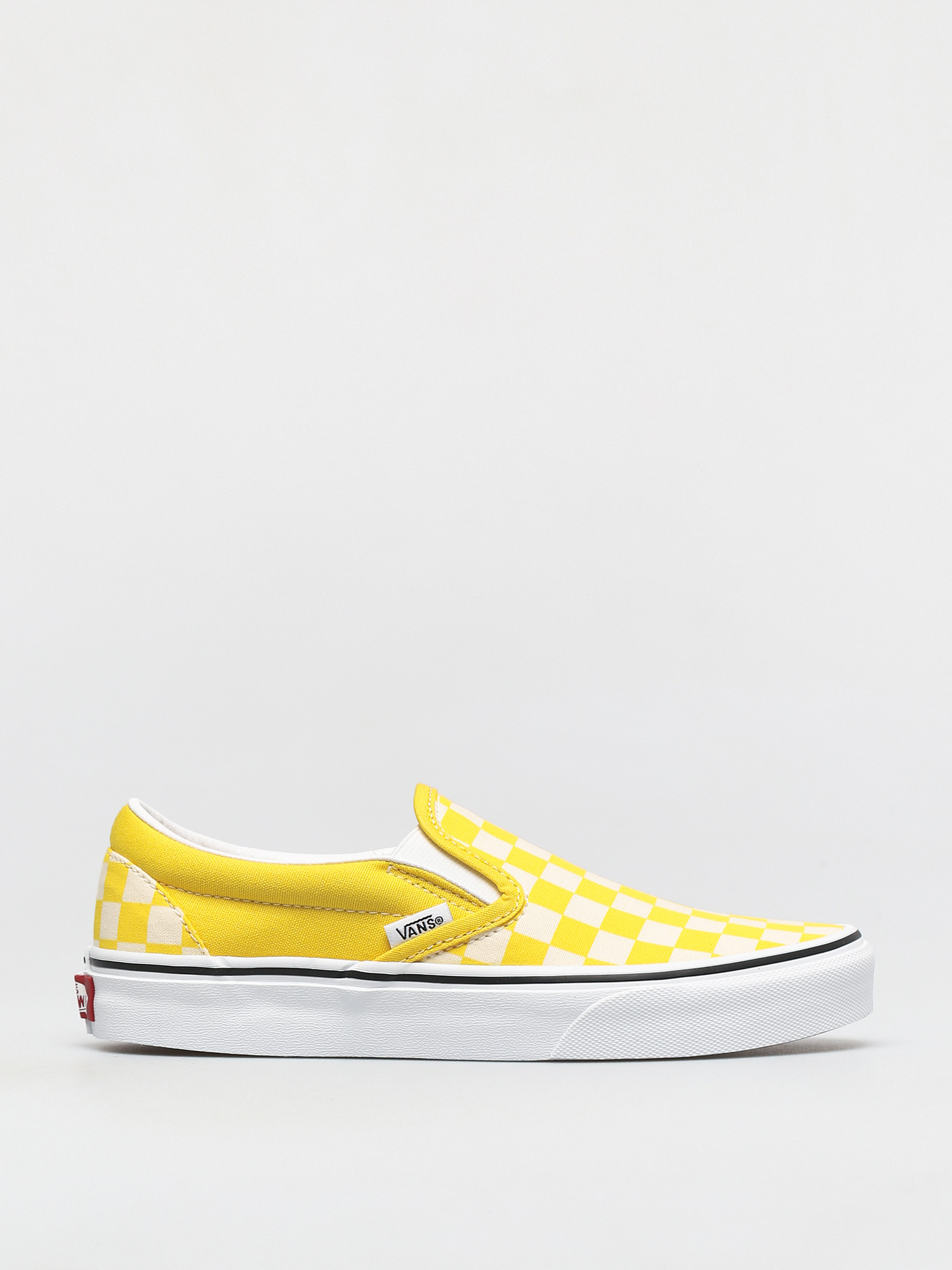 Vans Classic Slip On Cipők (checkerboard cyber yellow/true white)