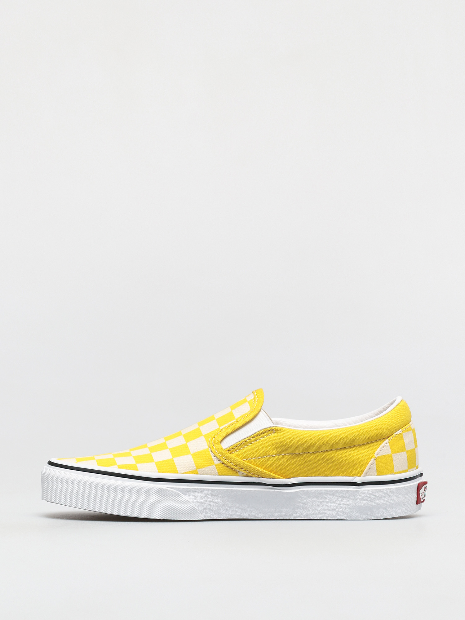 Vans Classic Slip On Cipők (checkerboard cyber yellow/true white)
