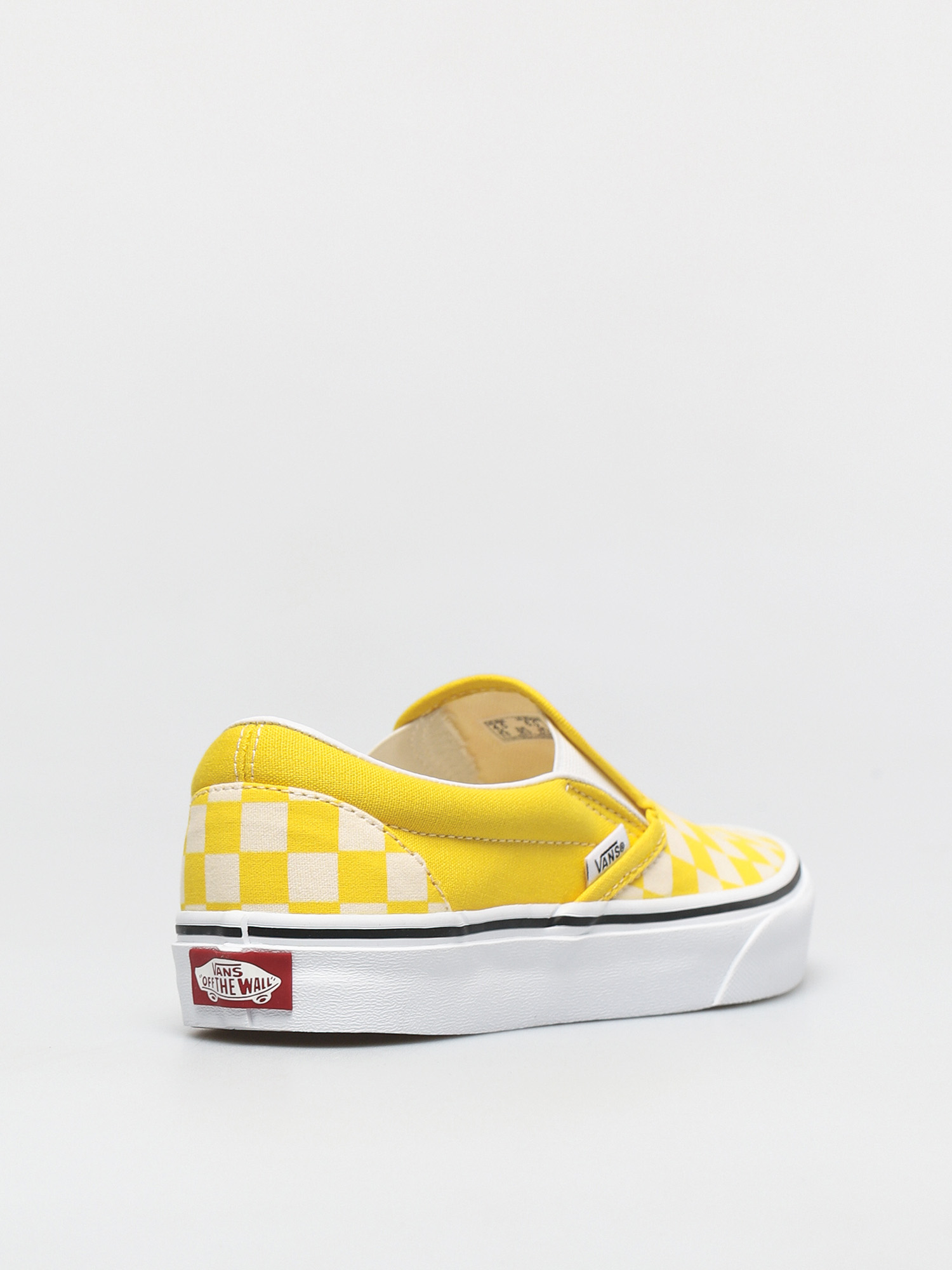 Vans Classic Slip On Cipők (checkerboard cyber yellow/true white)