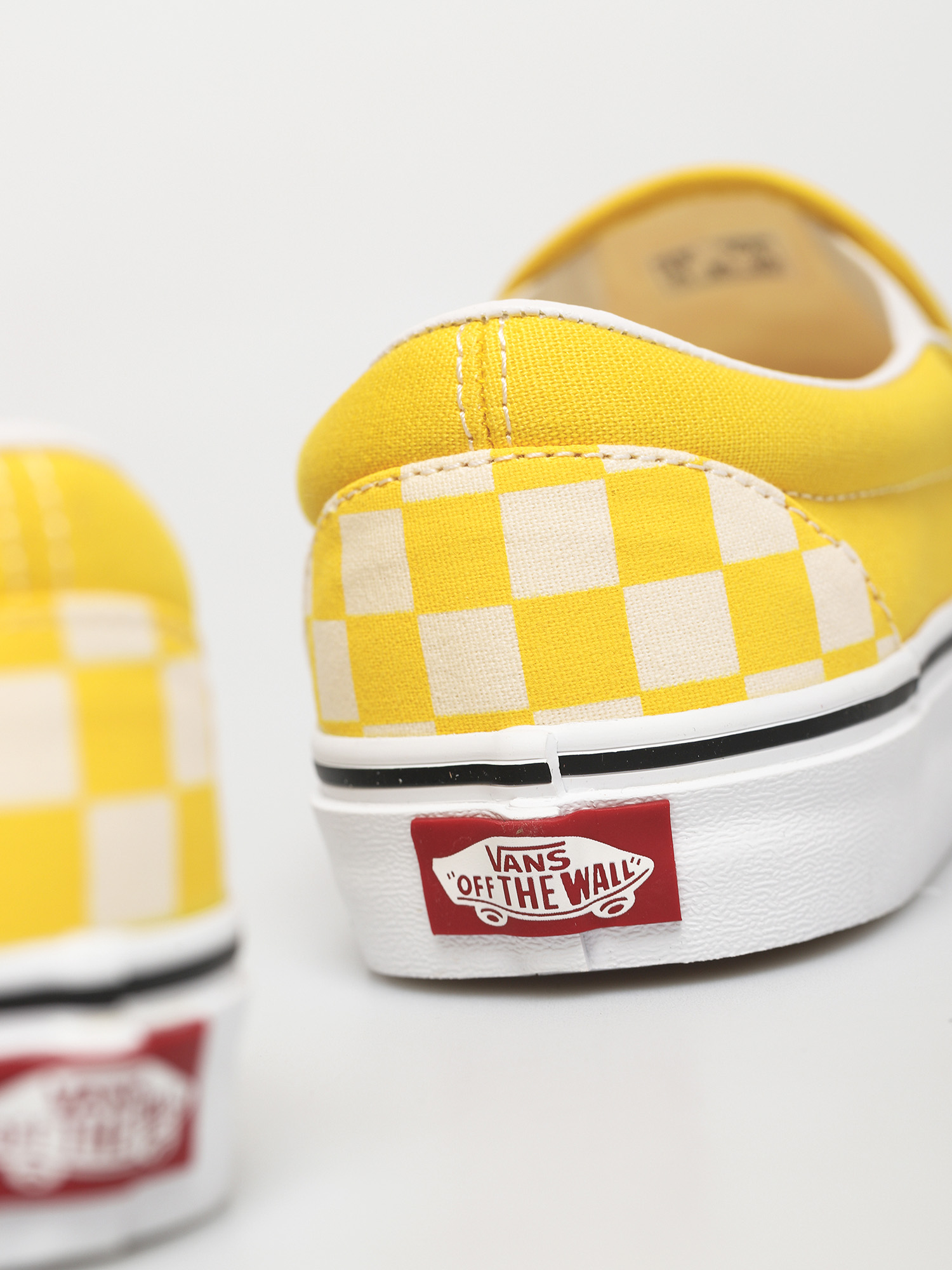 Vans Classic Slip On Cipők (checkerboard cyber yellow/true white)