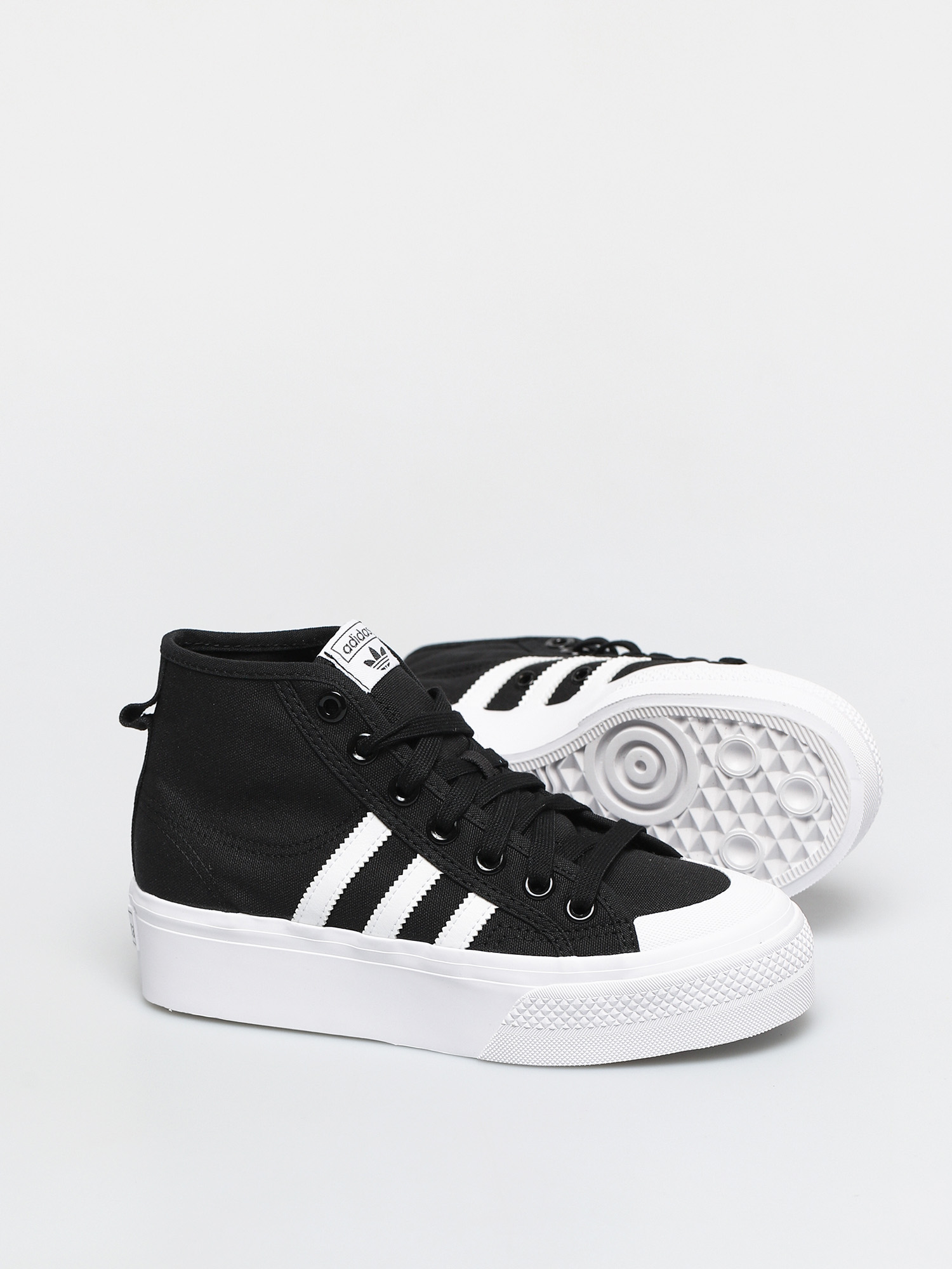 adidas Originals Nizza Platform Mid Wmn Cipők (cblack/ftwwht/ftwwht)