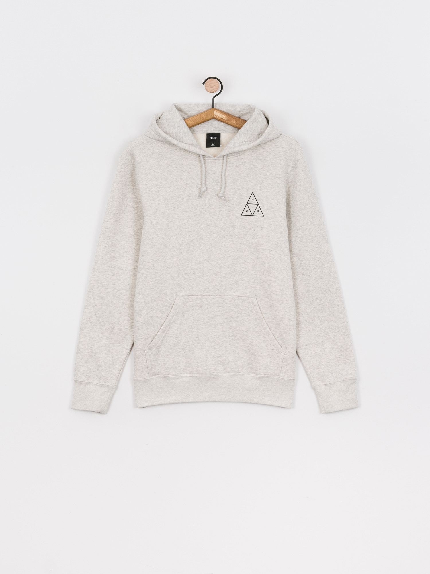 HUF Essentials TT HD Kapucnis pulóver (athletic heather)