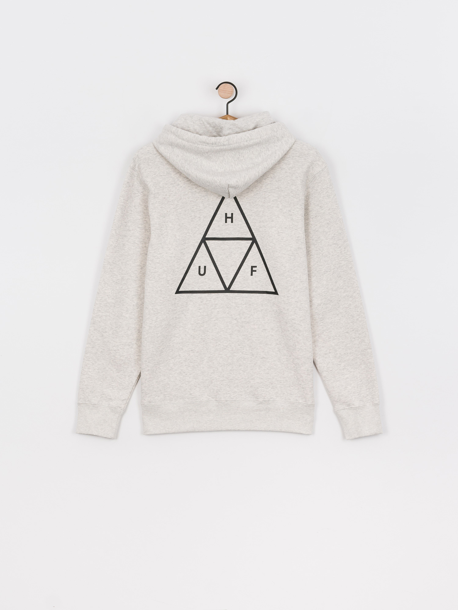 HUF Essentials TT HD Kapucnis pulóver (athletic heather)