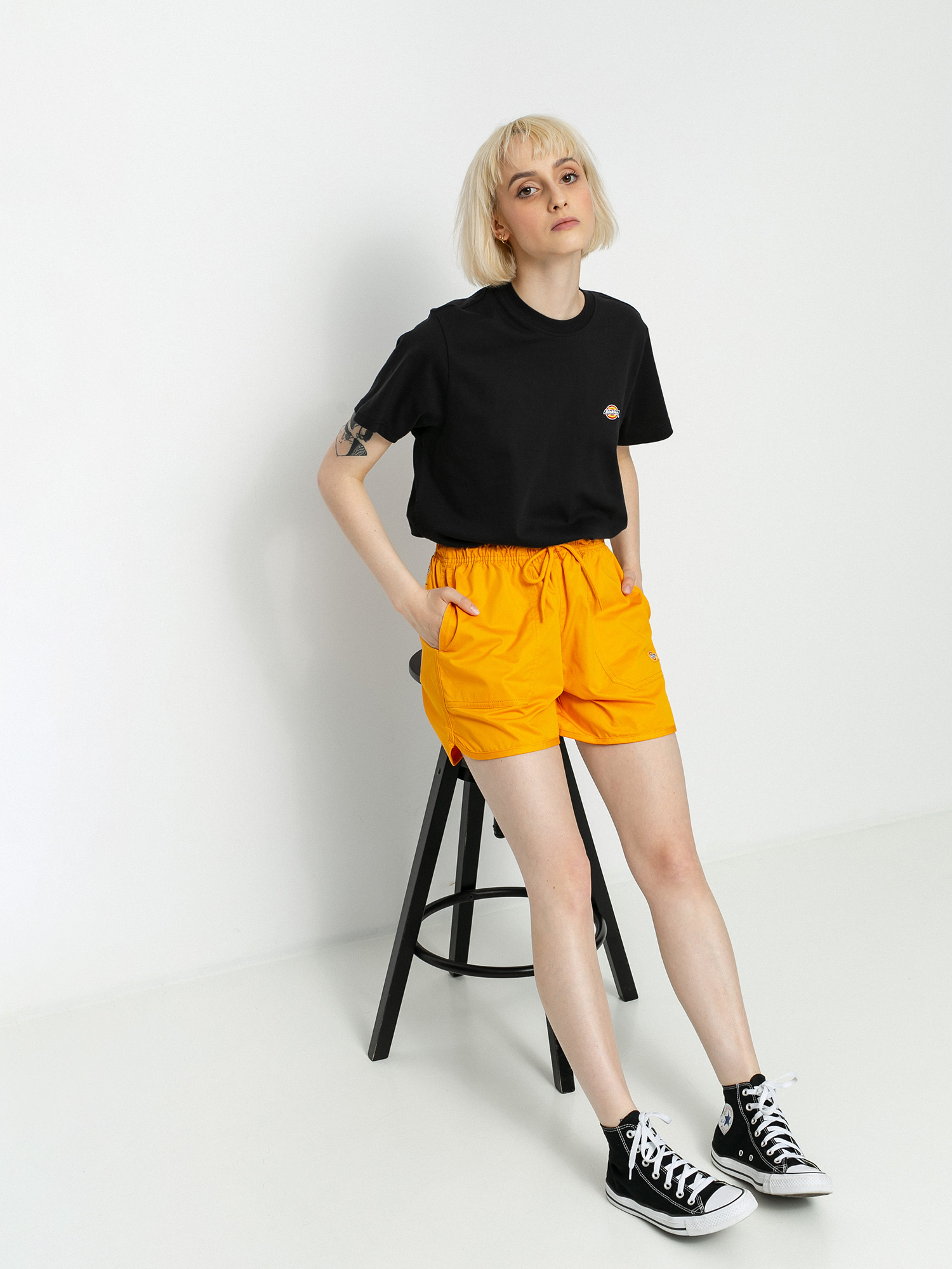Dickies Mapleton Wmn Ujjatlan felső (black)
