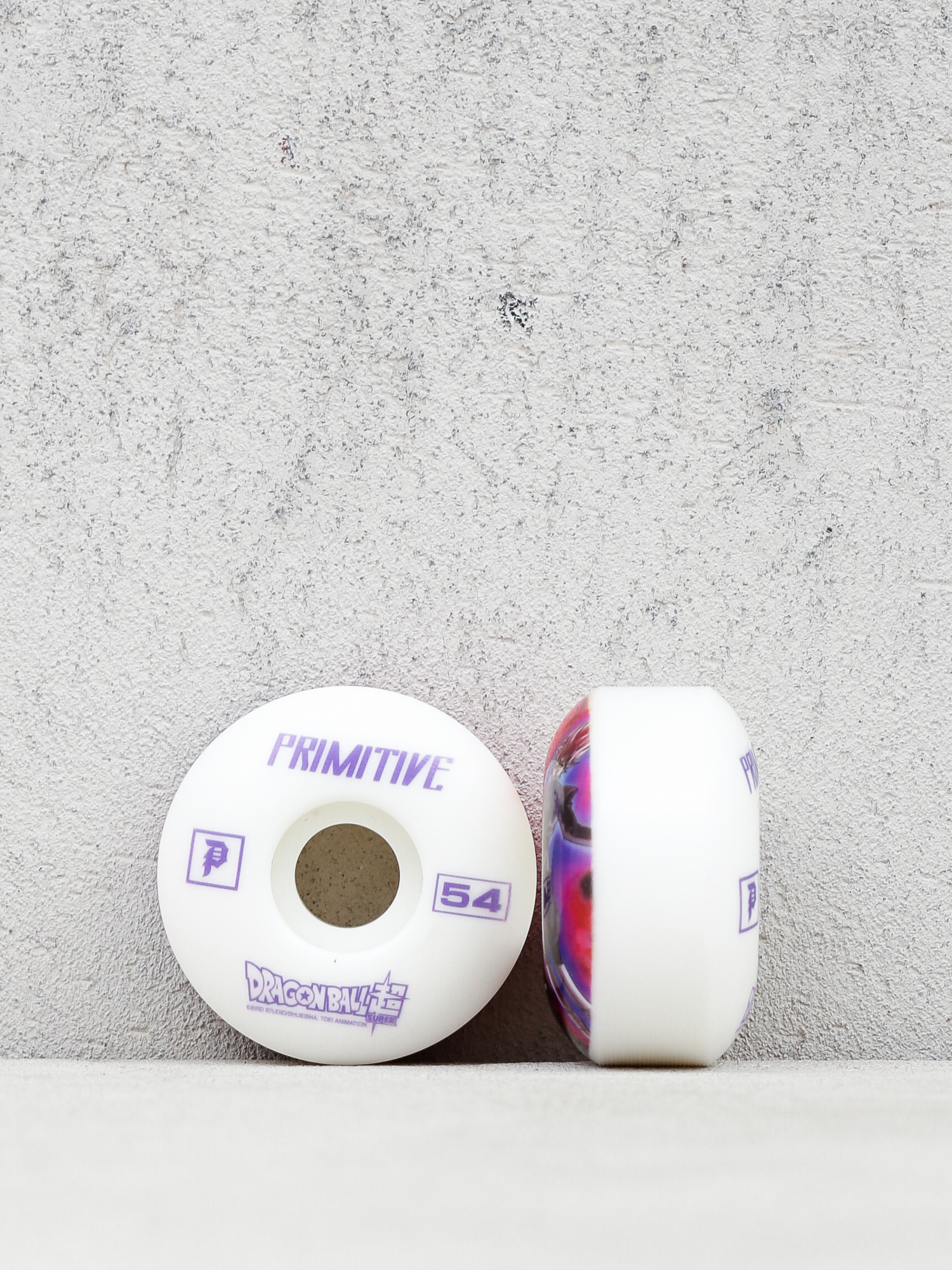 Primitive Goku Black Rose Swirl Gördeszka kerék (white)