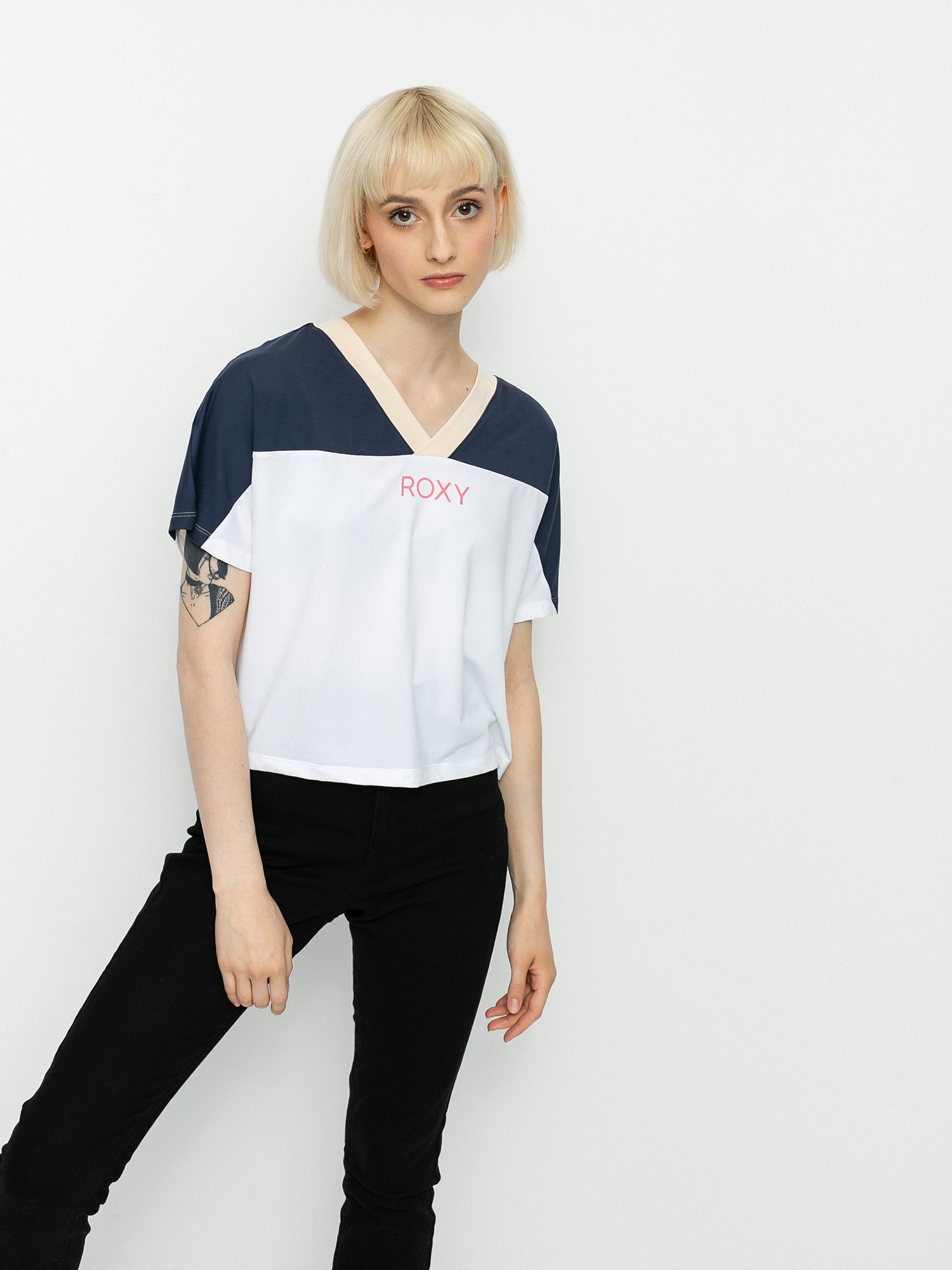 Roxy Trying Your Luck Wmn Ujjatlan felső (bright white)