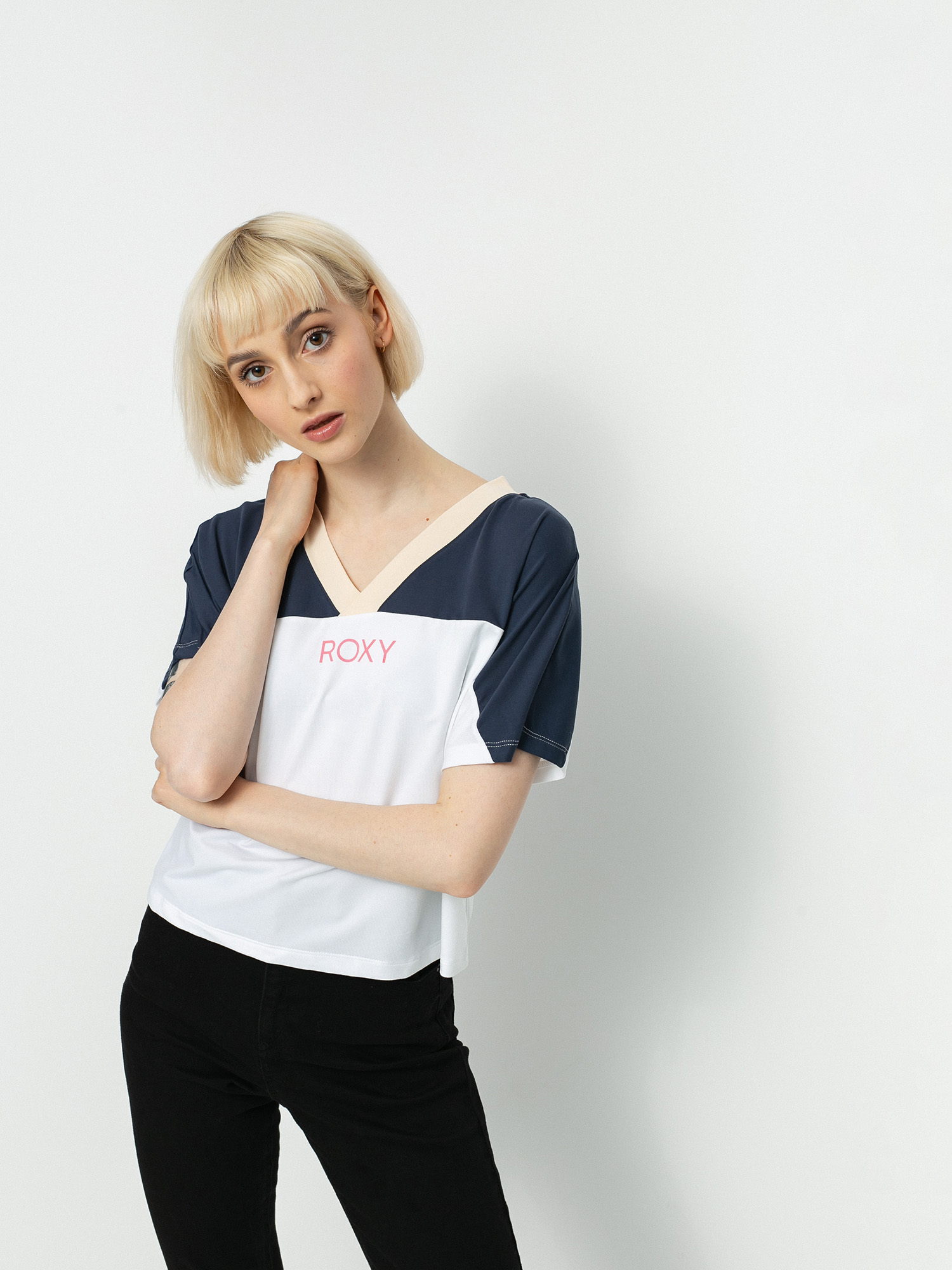 Roxy Trying Your Luck Wmn Ujjatlan felső (bright white)