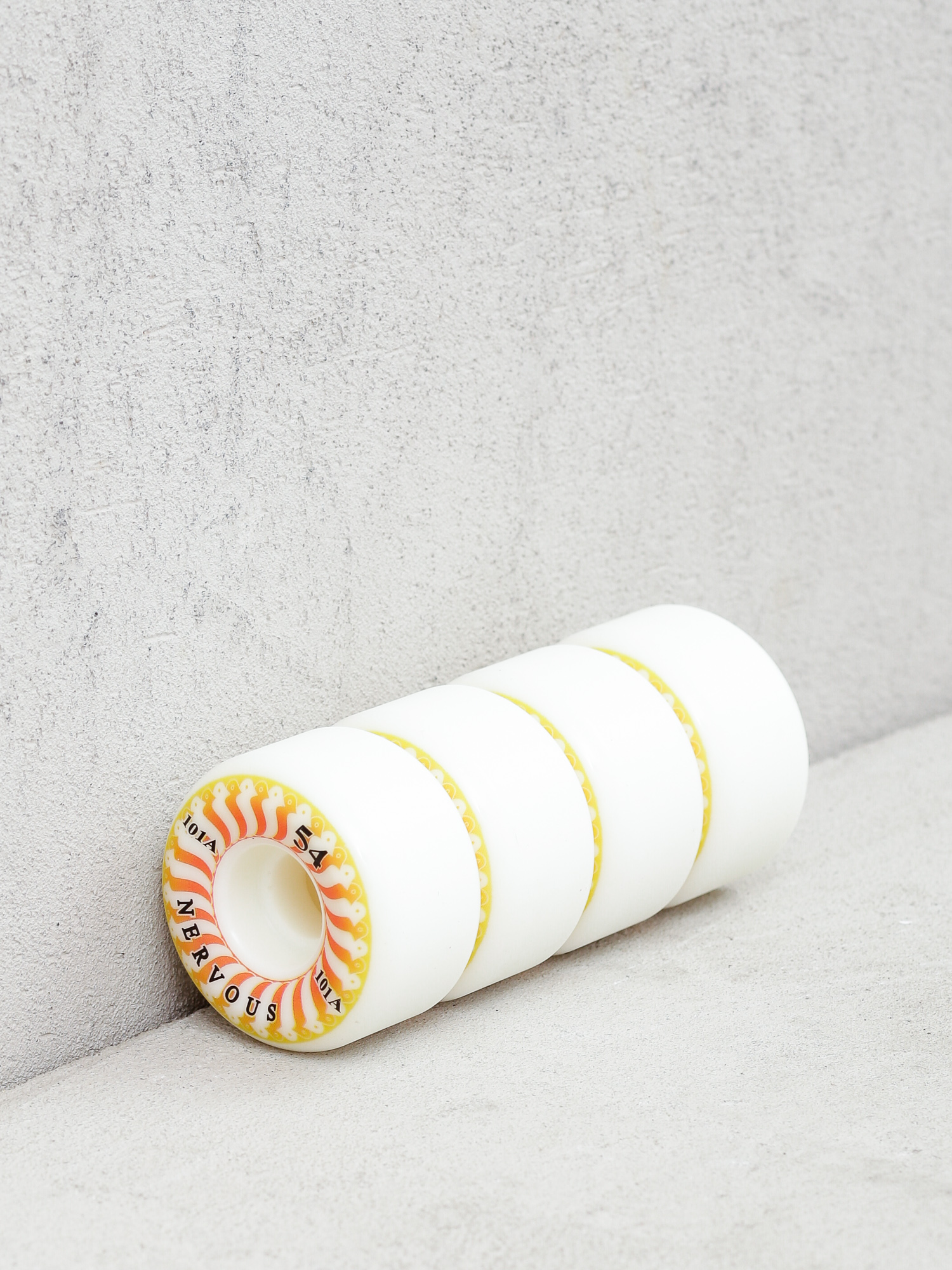 Nervous Swirl Conical Gördeszka kerék (yellow)