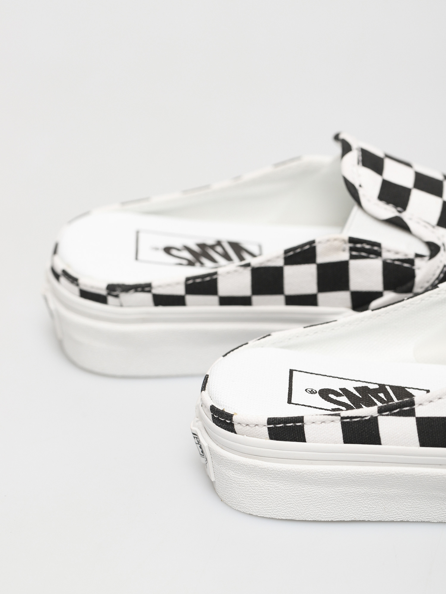 Vans Classic Slip On Mule Cipők (checkerboard black/true white)