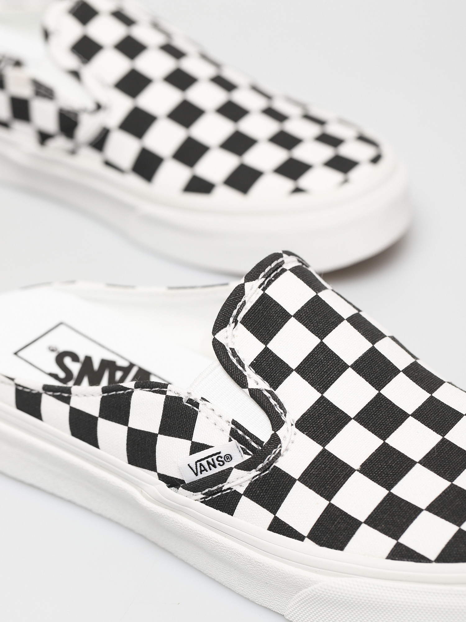 Vans Classic Slip On Mule Cipők (checkerboard black/true white)