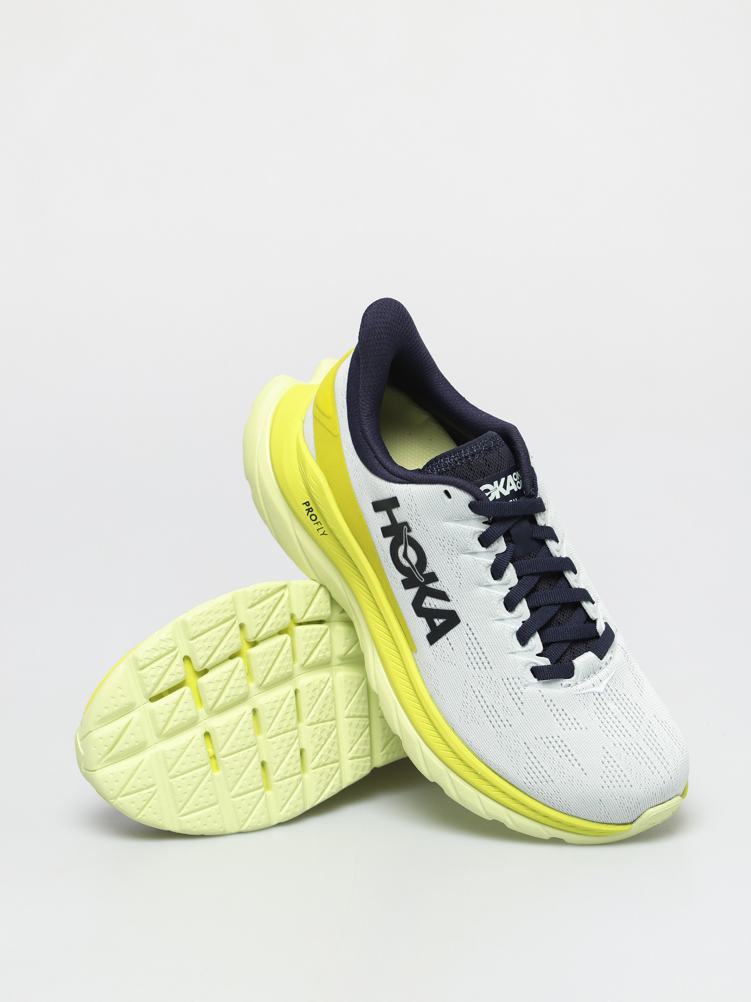 Hoka One One Mach 4 Cipők Wmn (blue flower/citrus)