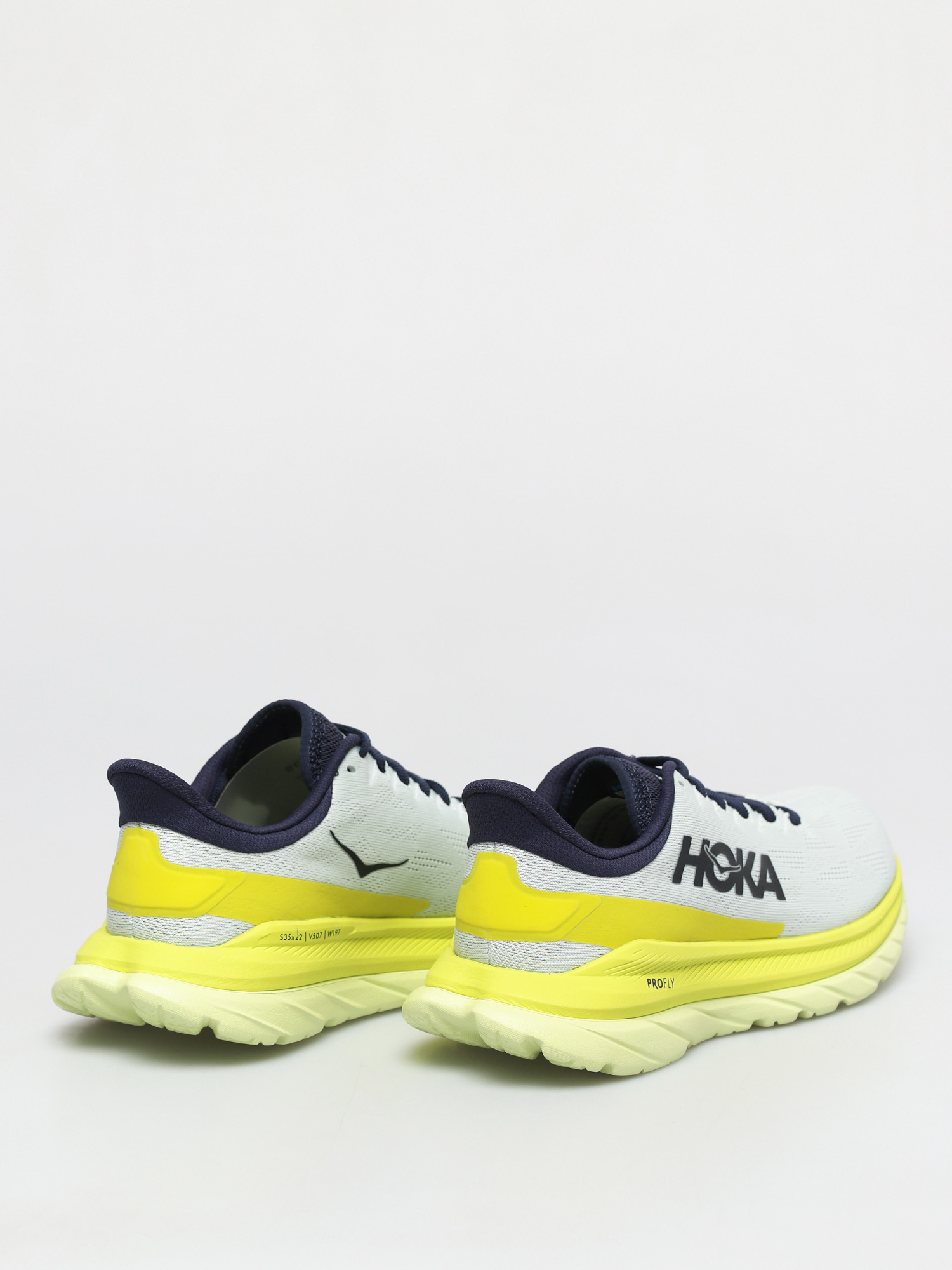 Hoka One One Mach 4 Cipők Wmn (blue flower/citrus)